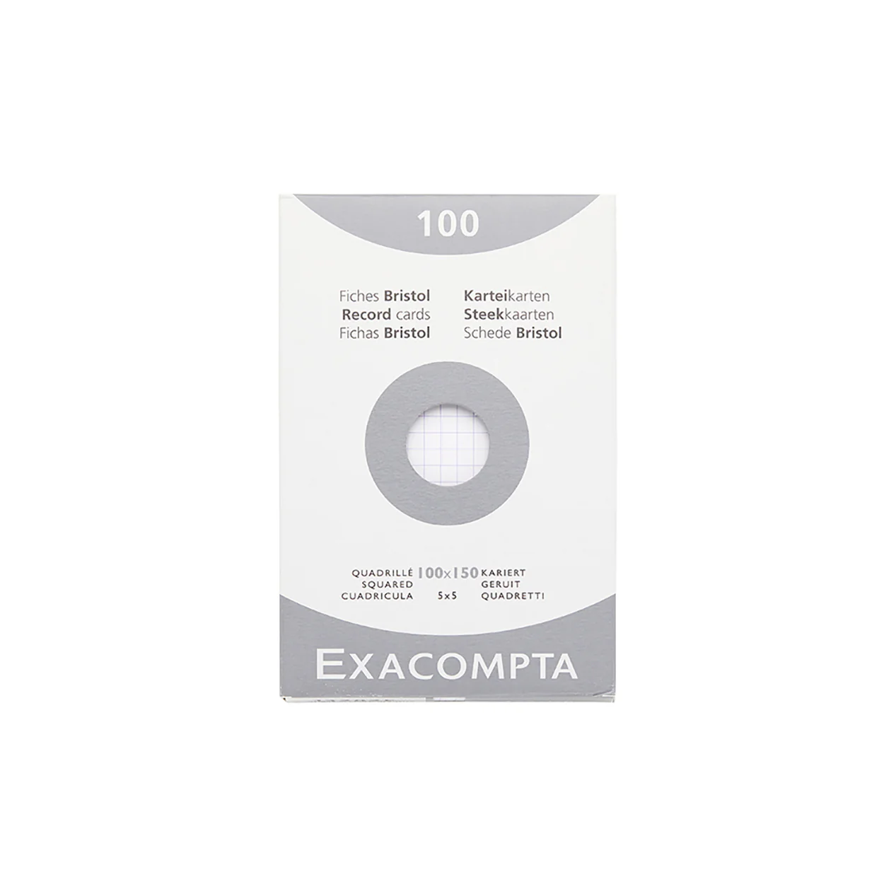 Exacompta White Index Cards (4 x 6) - Graph