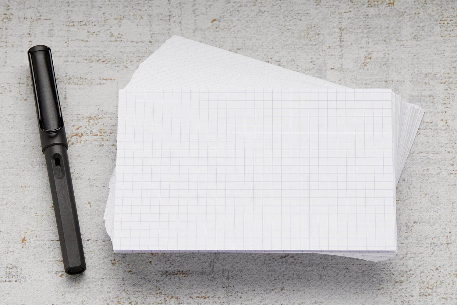 Exacompta White Index Cards (4 x 6) - Graph - Image 2