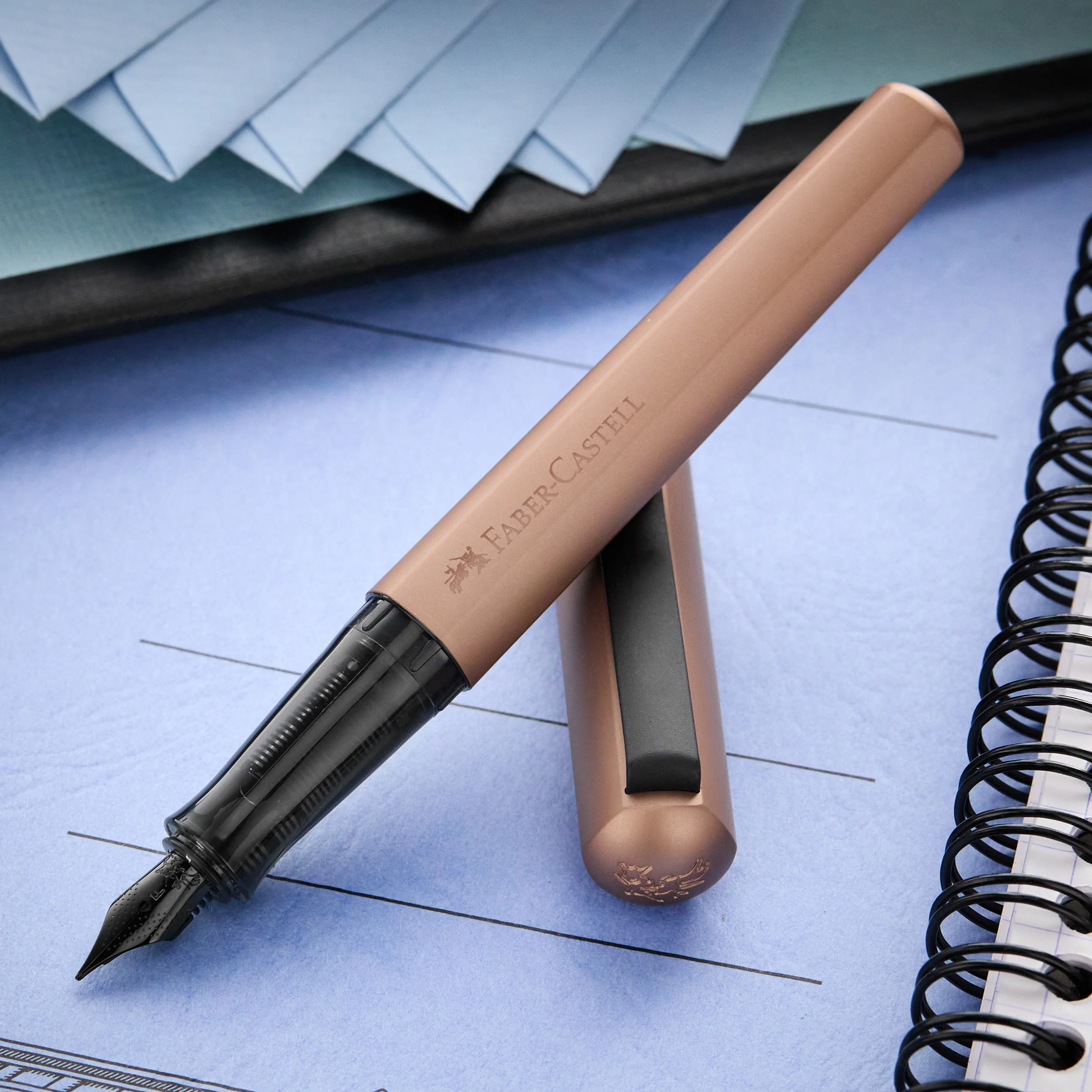 Faber-Castell Hexo Fountain Pen - Bronze - Image 6