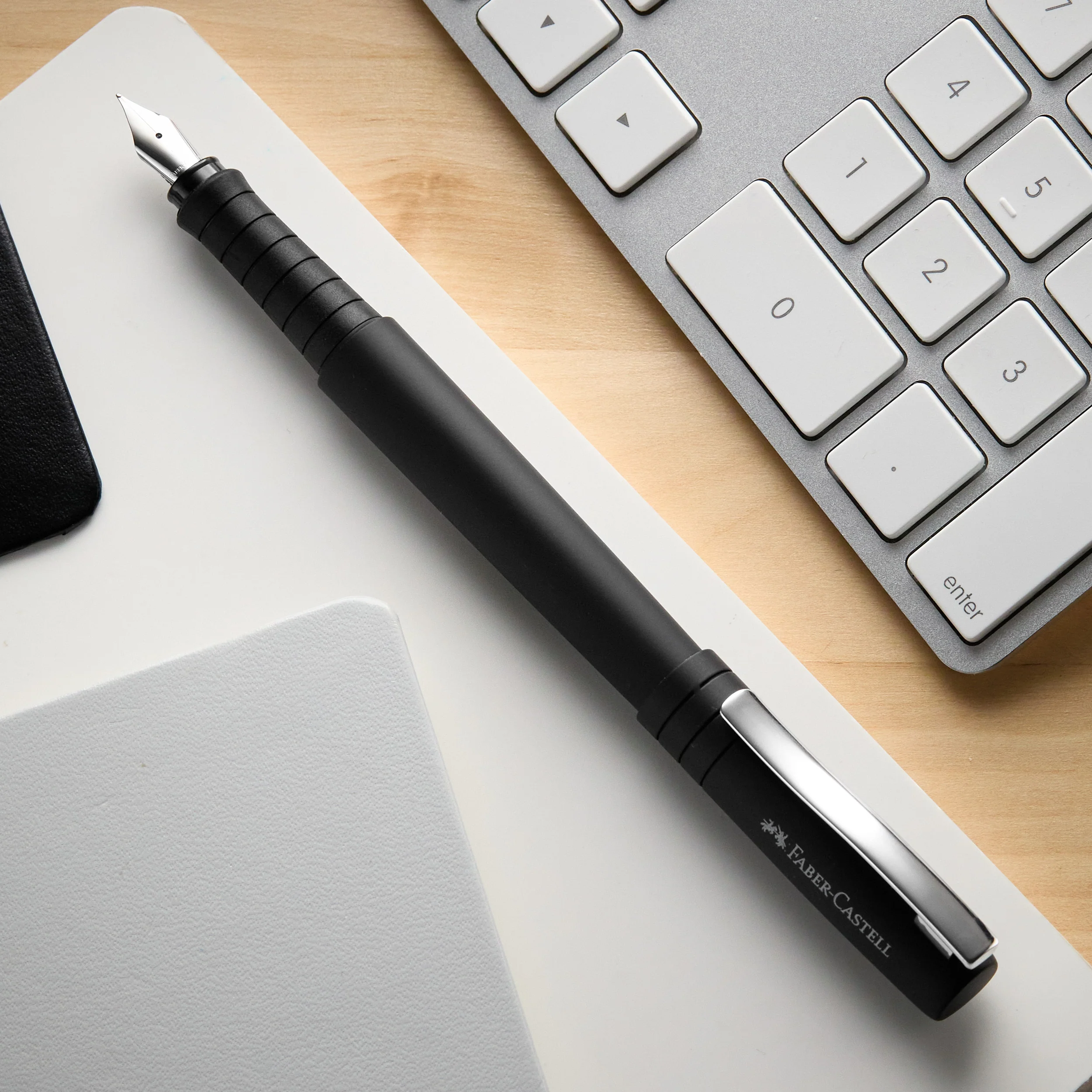 Faber-Castell Poly Fountain Pen - Black - Image 3