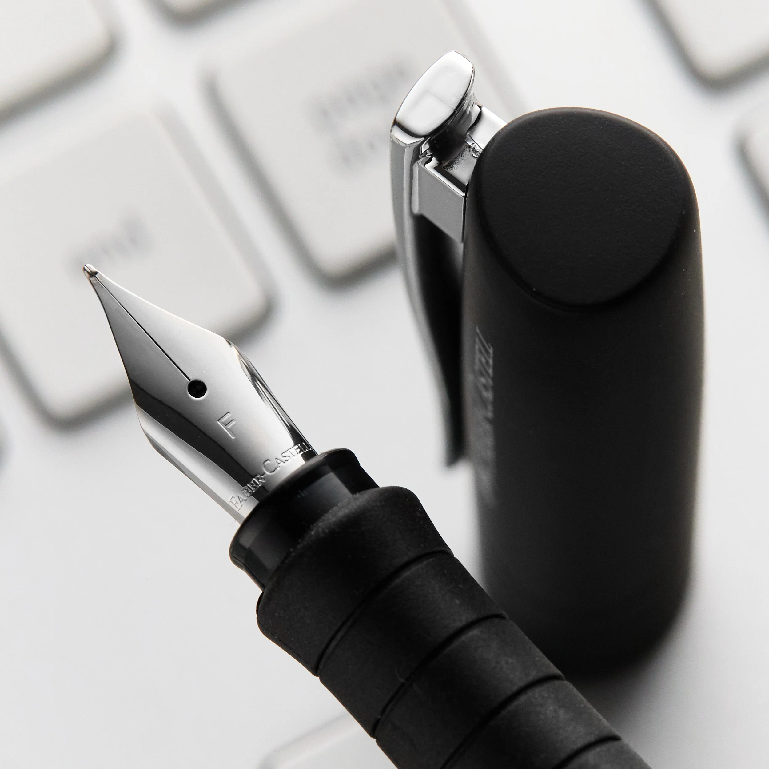 Faber-Castell Poly Fountain Pen - Black - Image 4