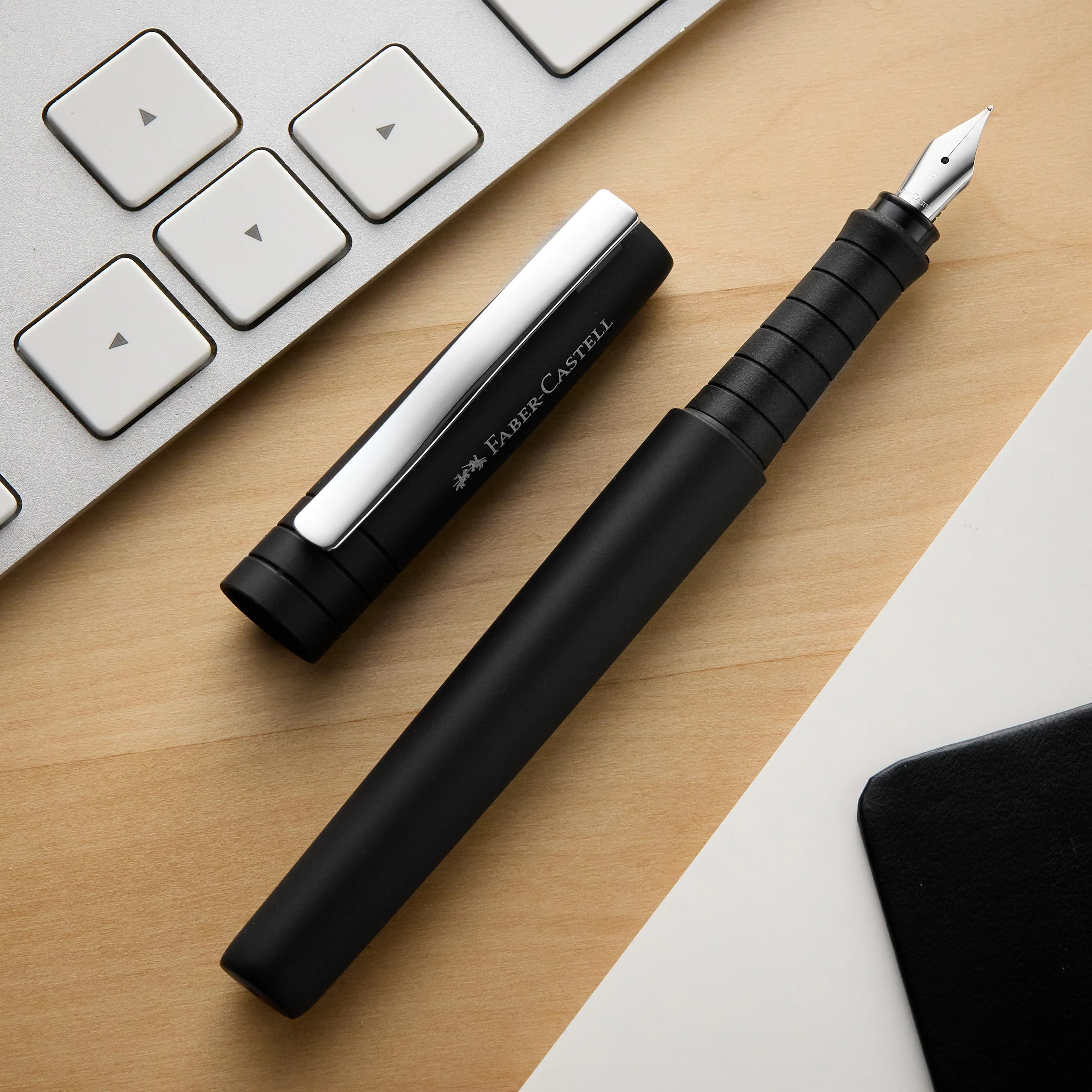 Faber-Castell Poly Fountain Pen - Black - Image 6