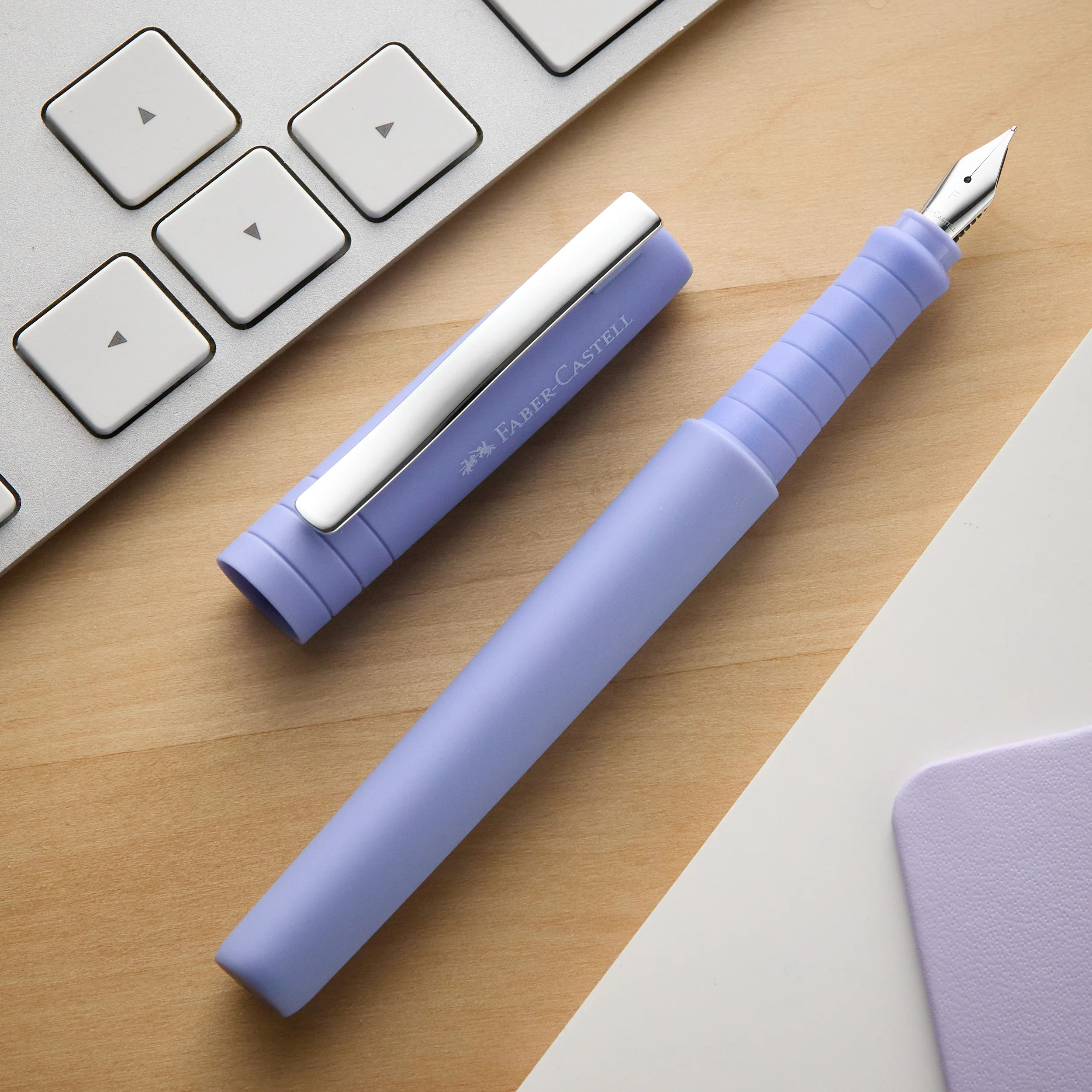 Faber-Castell Poly Fountain Pen - Pale Iris - Image 6
