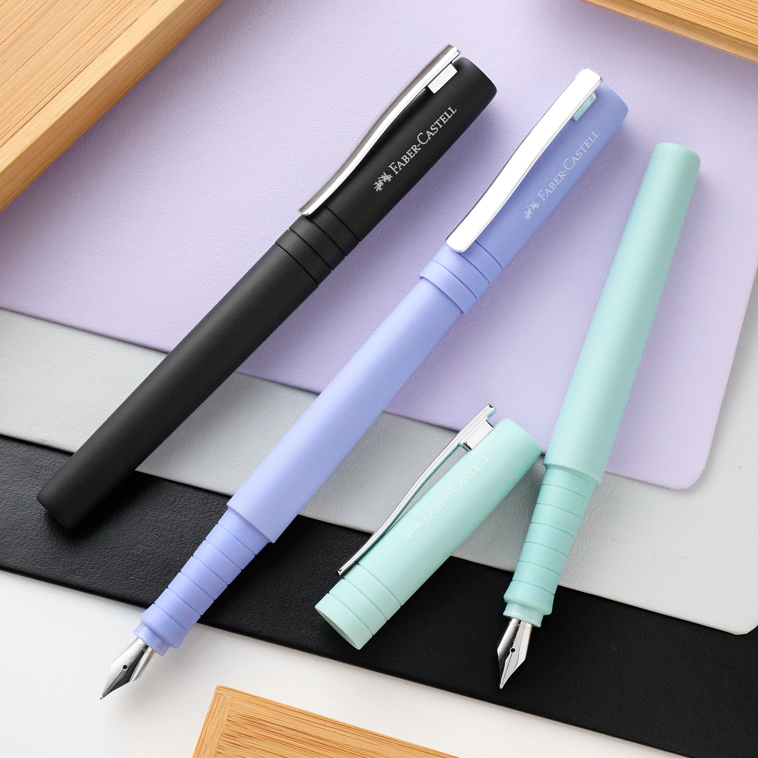 Faber-Castell Poly Fountain Pen - Black - Image 7
