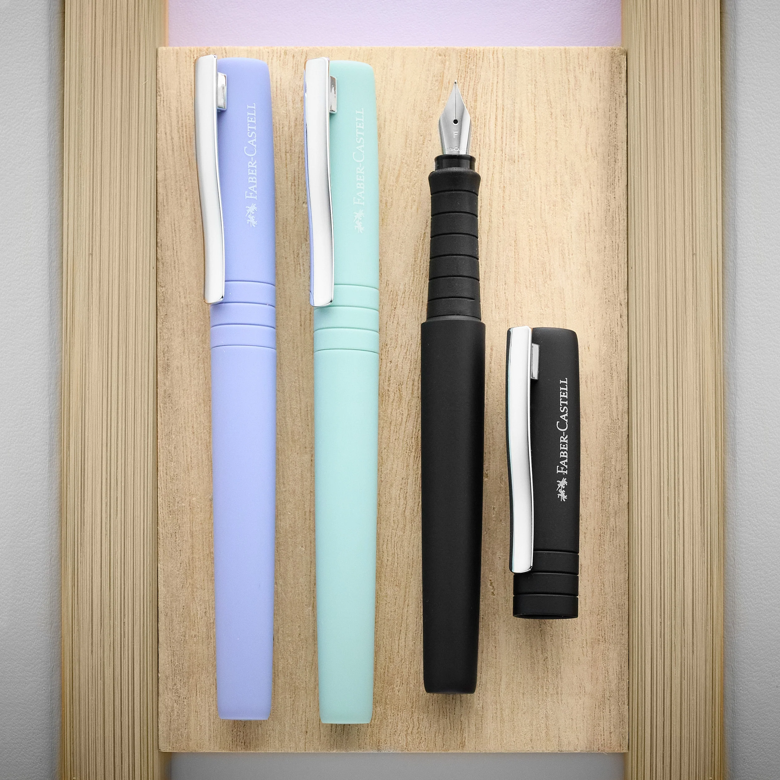 Faber-Castell Poly Fountain Pen - Black - Image 8