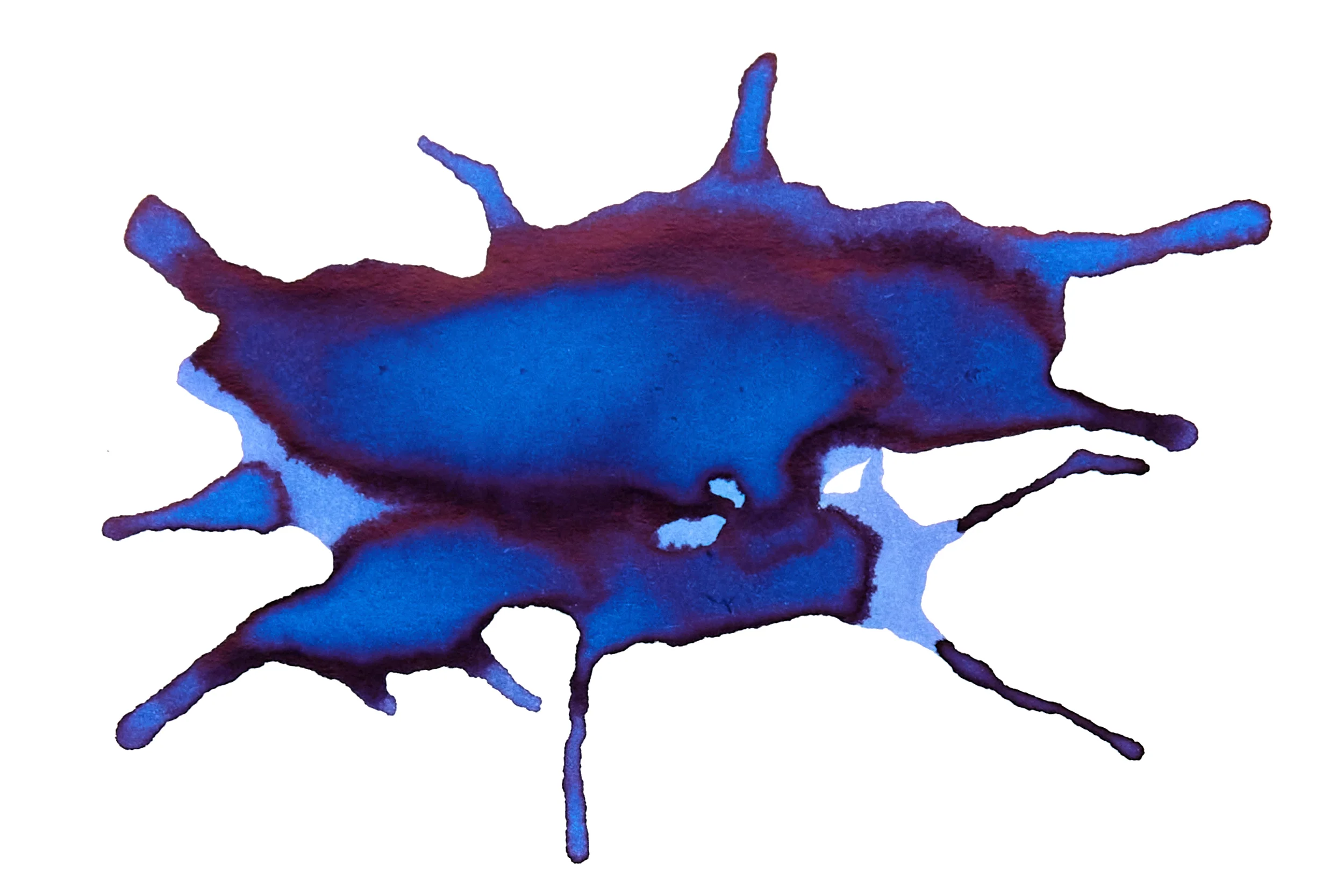 Ferris Wheel Press Astral Blue Odyssey - Ink Sample - Image 4