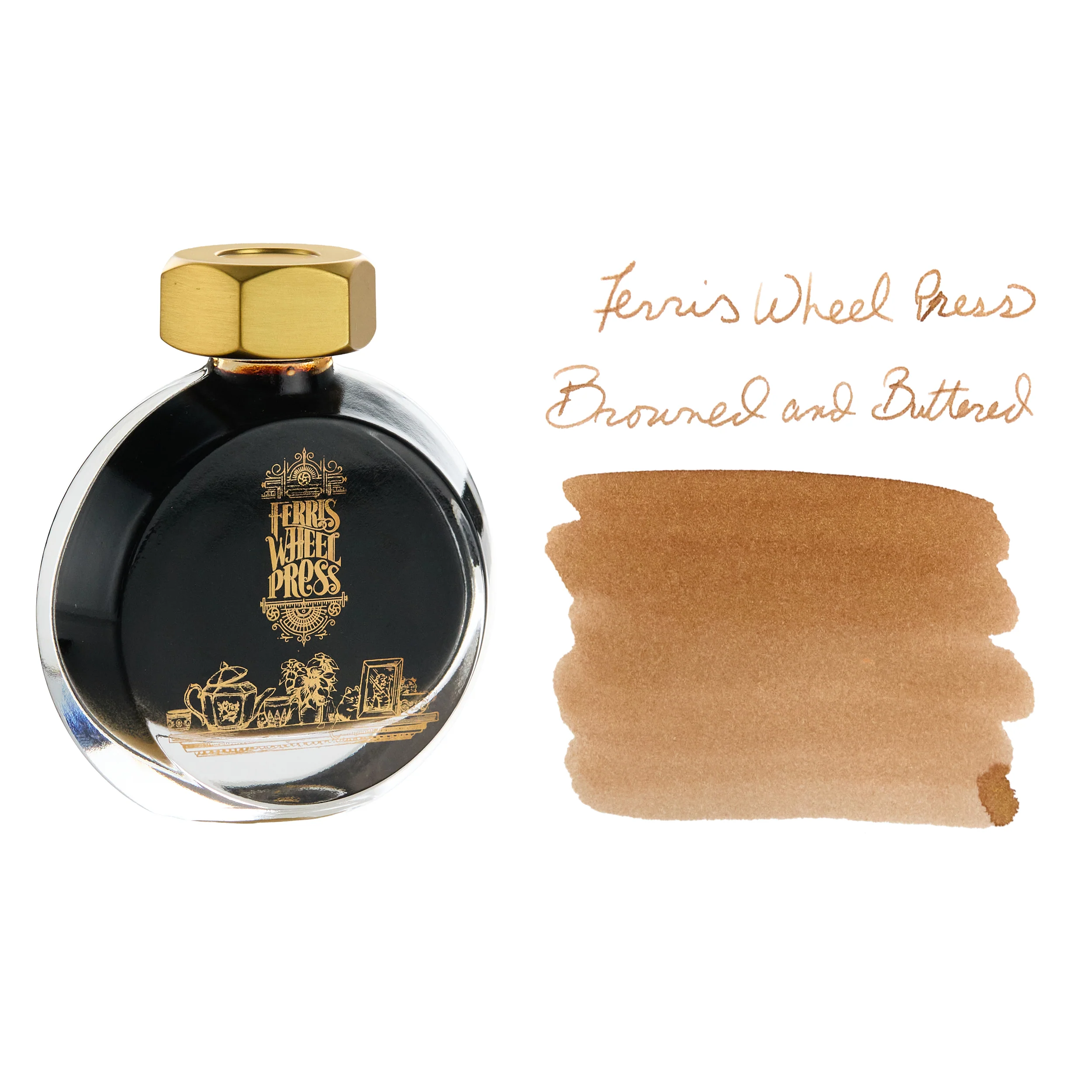 Ferris Wheel Press Browned and Buttered - 38ml Bottled Ink