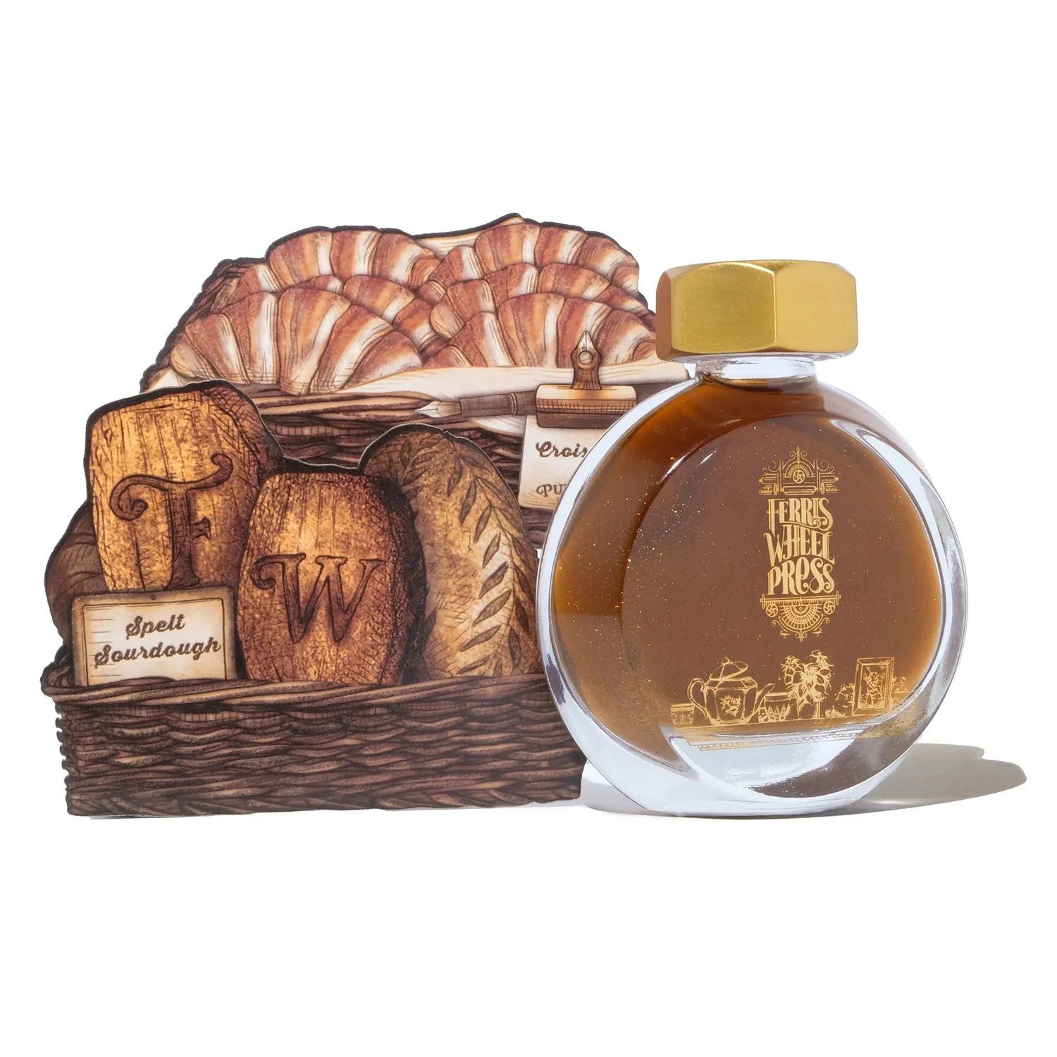 Ferris Wheel Press Browned and Buttered - 38ml Bottled Ink - Image 10
