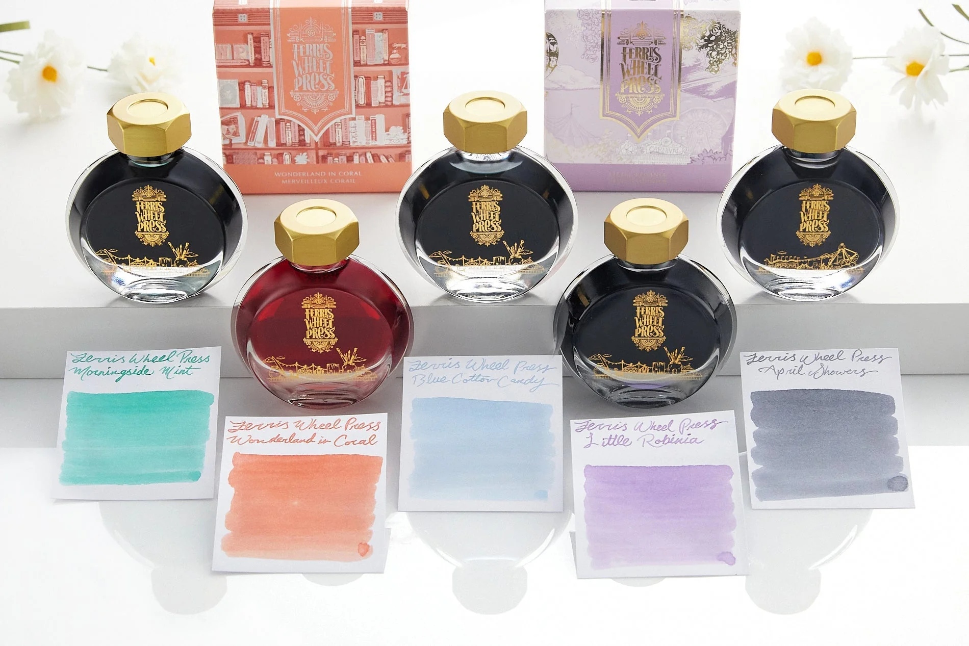 Ferris Wheel Press Dusk in Bloom - 38ml Bottled Ink - Image 8