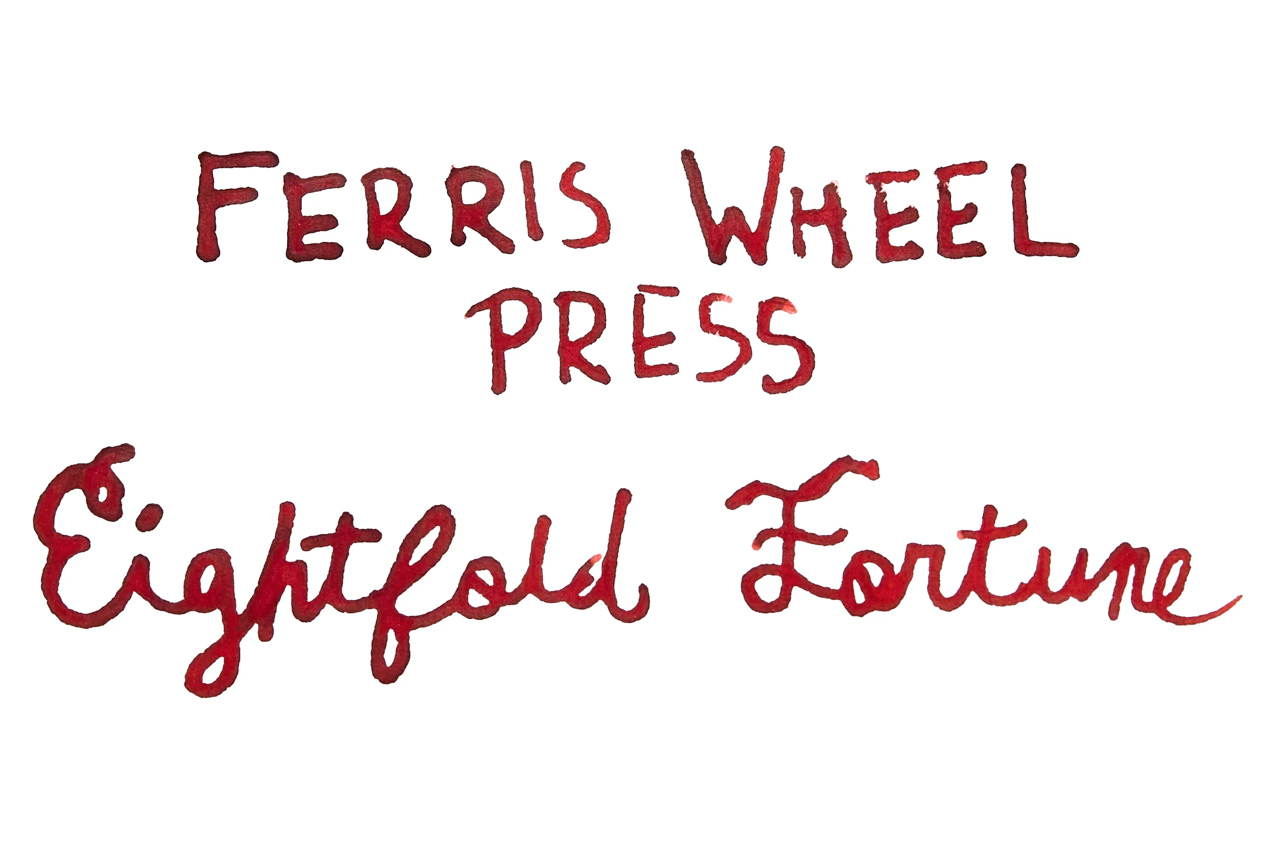 Ferris Wheel Press Eightfold Fortune - 20ml Bottled Ink (Lunar New Year Edition) - Image 5