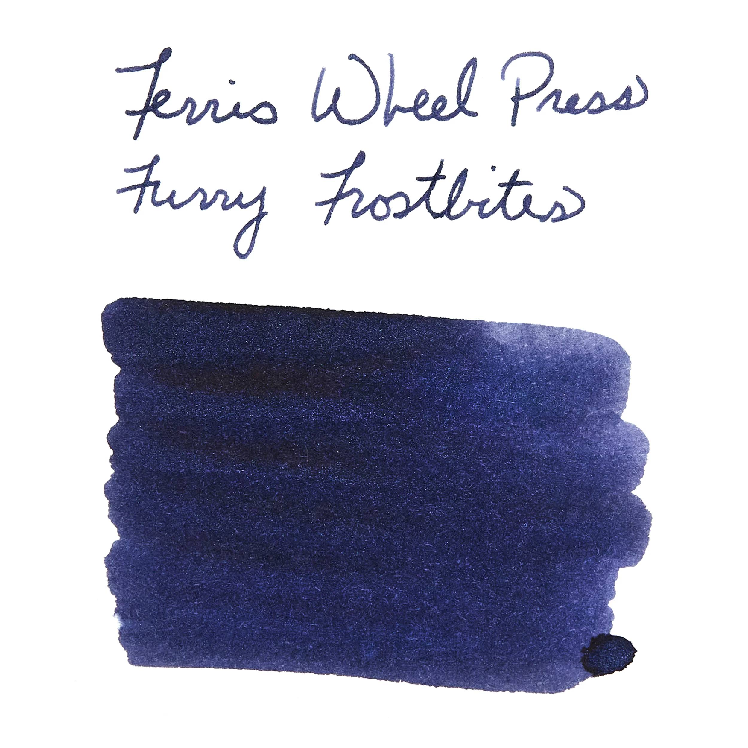 Ferris Wheel Press Furry Frostbites - Ink Sample