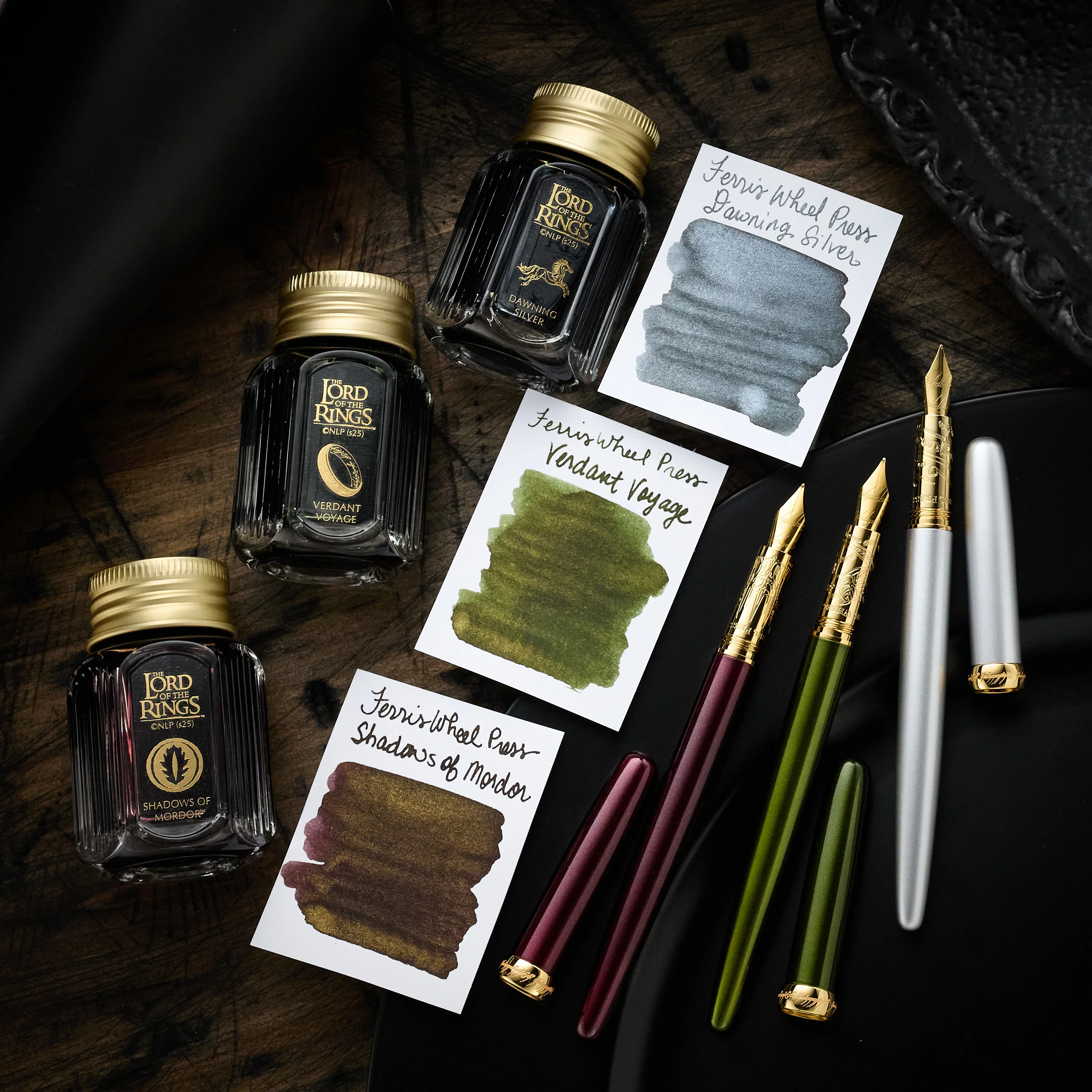 Ferris Wheel Press Lord of the Rings Bijou Fountain Pen & Ink Set - Ringbearer - Image 10