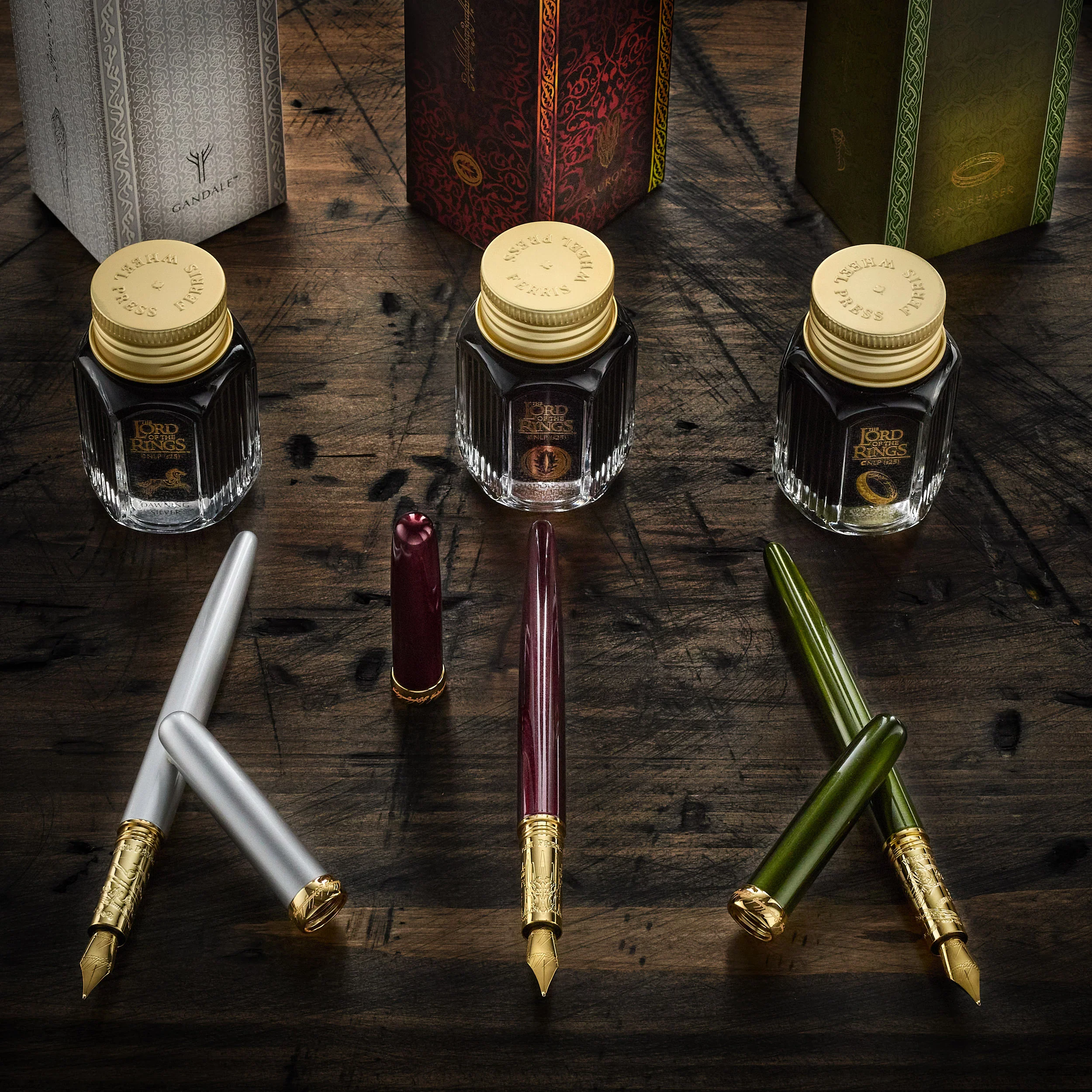 Ferris Wheel Press Lord of the Rings Bijou Fountain Pen & Ink Set - Ringbearer - Image 11