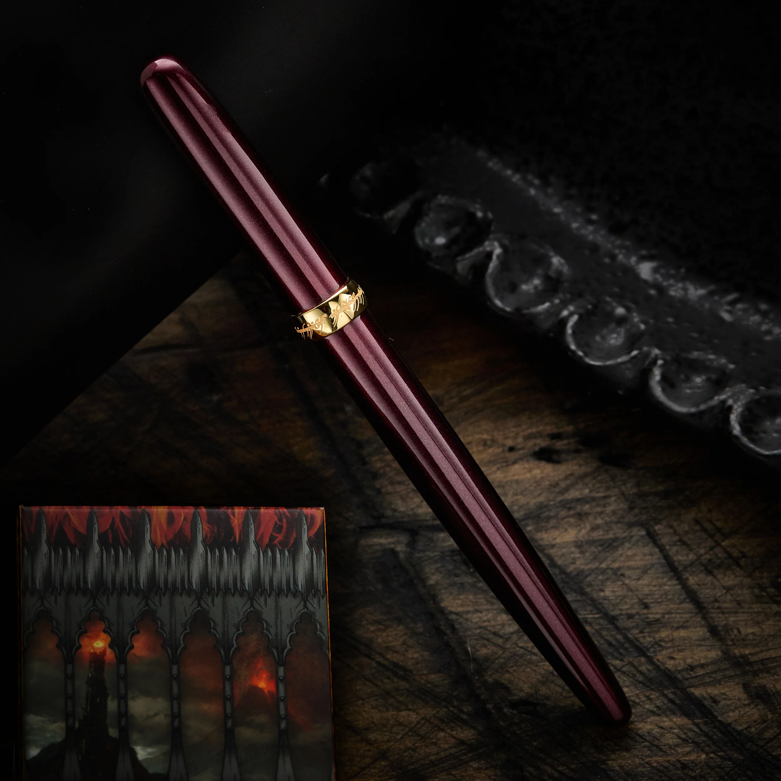Ferris Wheel Press Lord of the Rings Bijou Fountain Pen & Ink Set - Sauron - Image 2