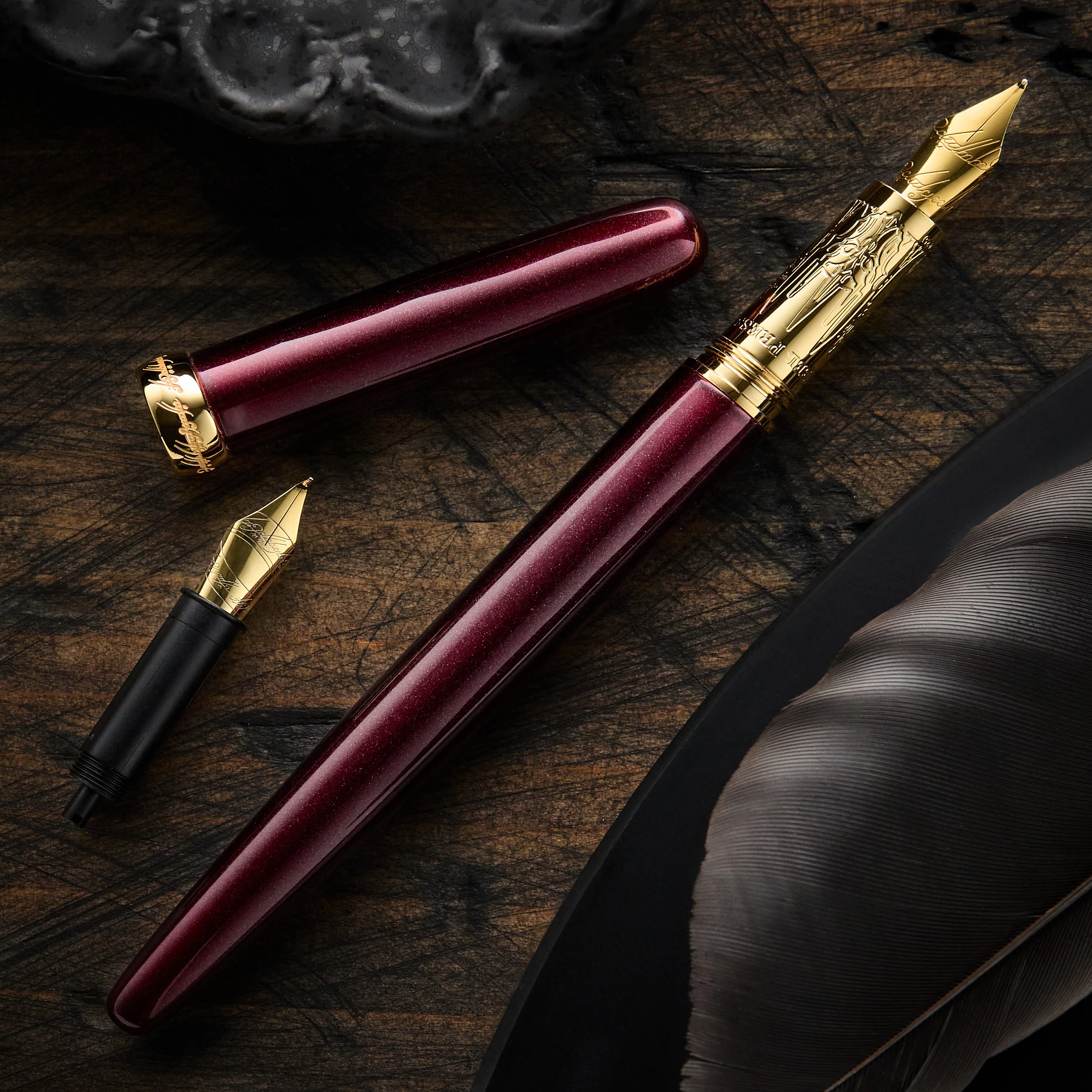 Ferris Wheel Press Lord of the Rings Bijou Fountain Pen & Ink Set - Sauron - Image 3