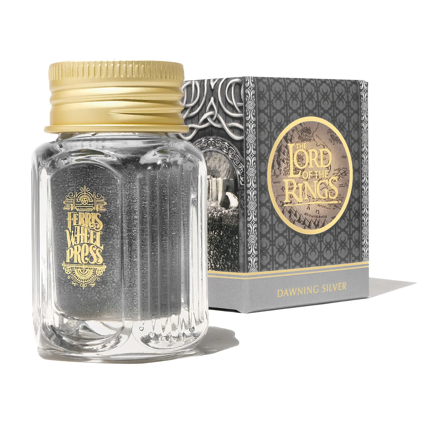 Ferris Wheel Press Lord of the Rings Dawning Silver - 28ml Bottled Ink - Image 8