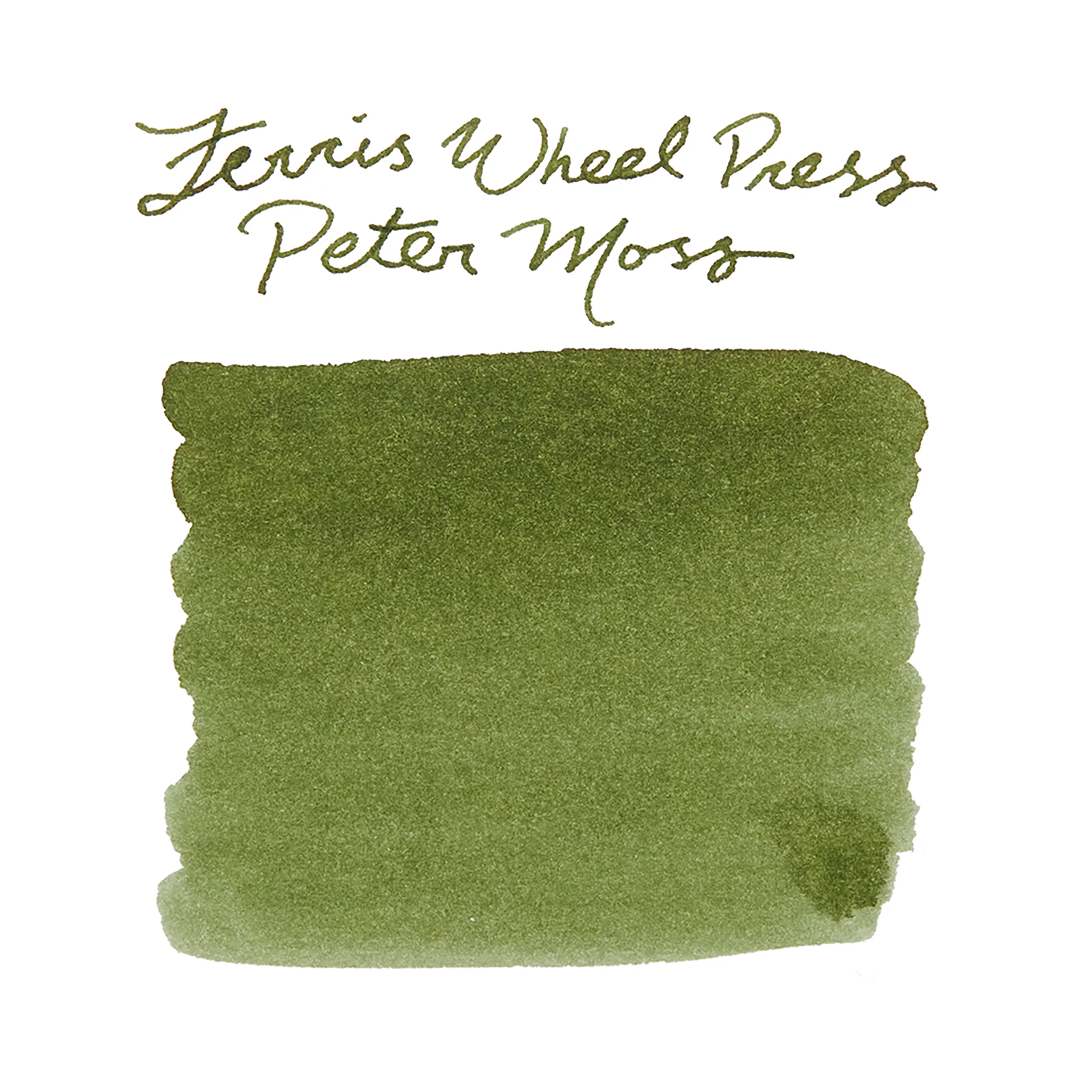 Ferris Wheel Press Peter Moss - Ink Sample