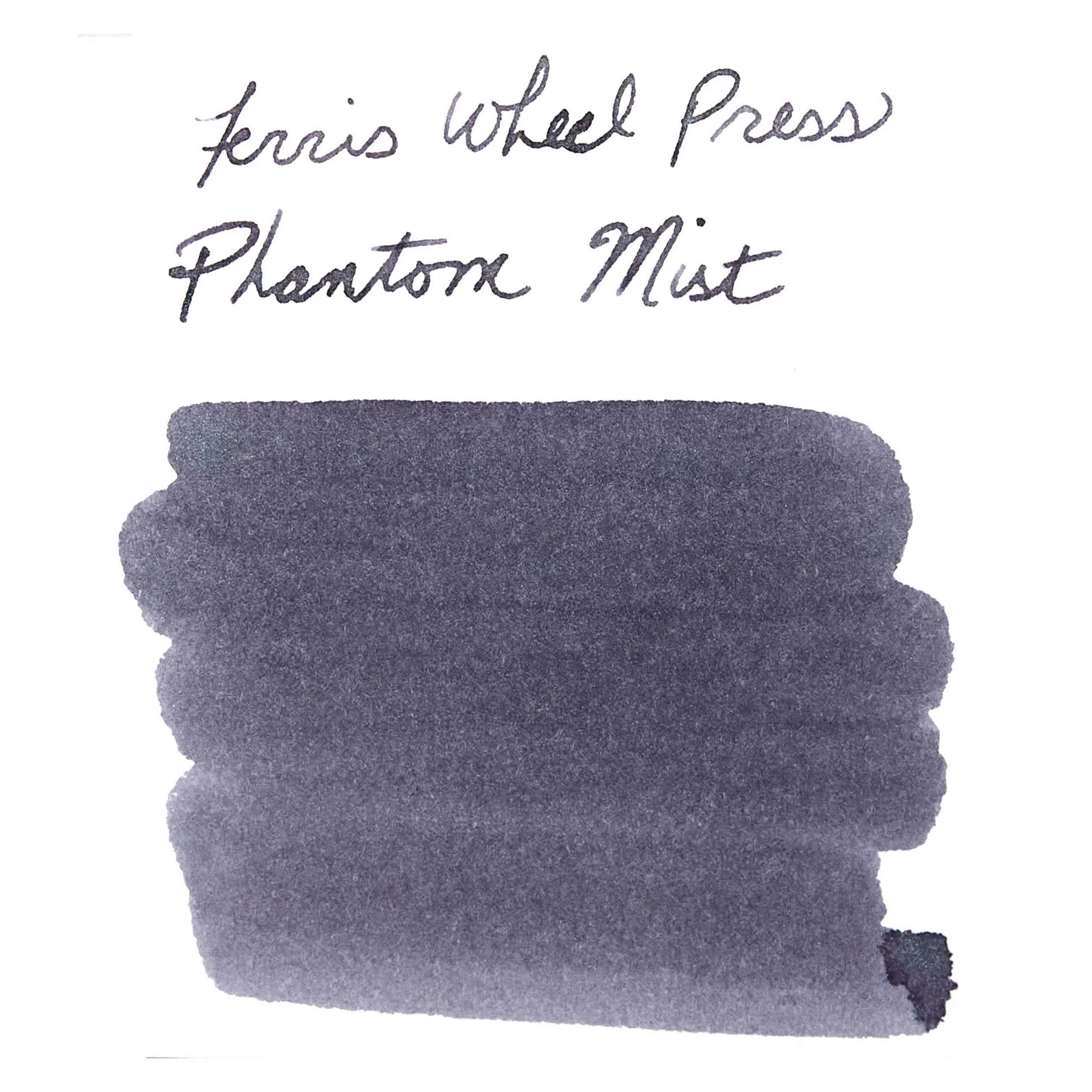 Ferris Wheel Press Phantom Mist - Ink Sample