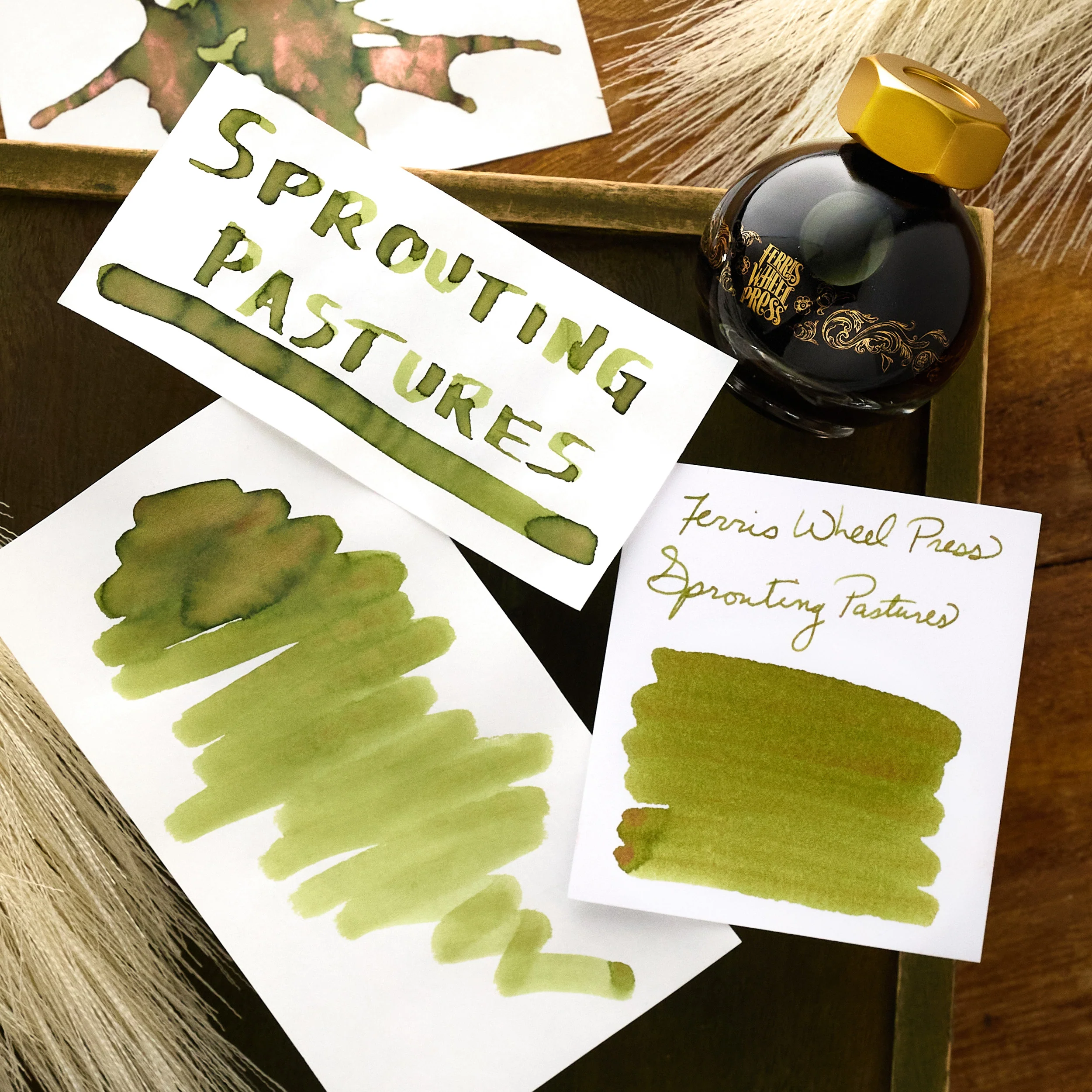 Ferris Wheel Press Sprouting Pastures - 20ml Bottled Ink - Image 2