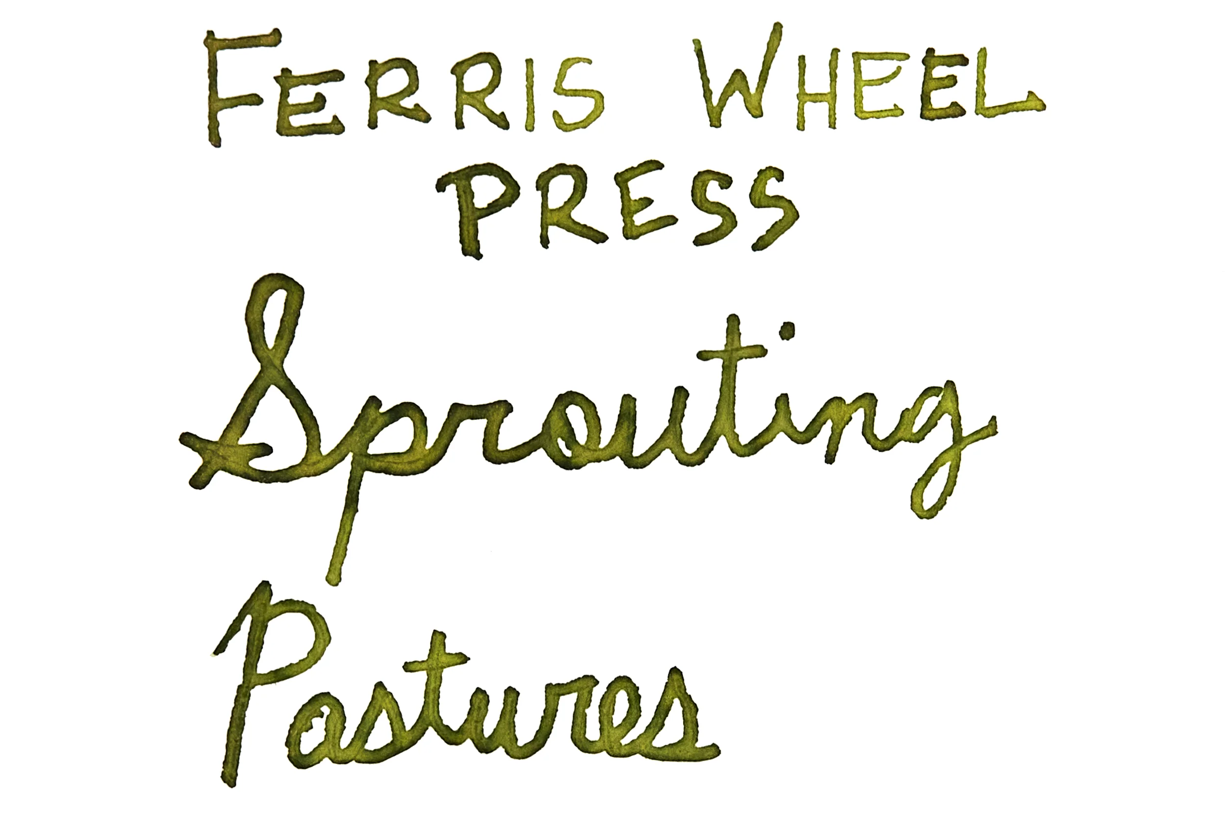 Ferris Wheel Press Sprouting Pastures - Ink Sample - Image 2