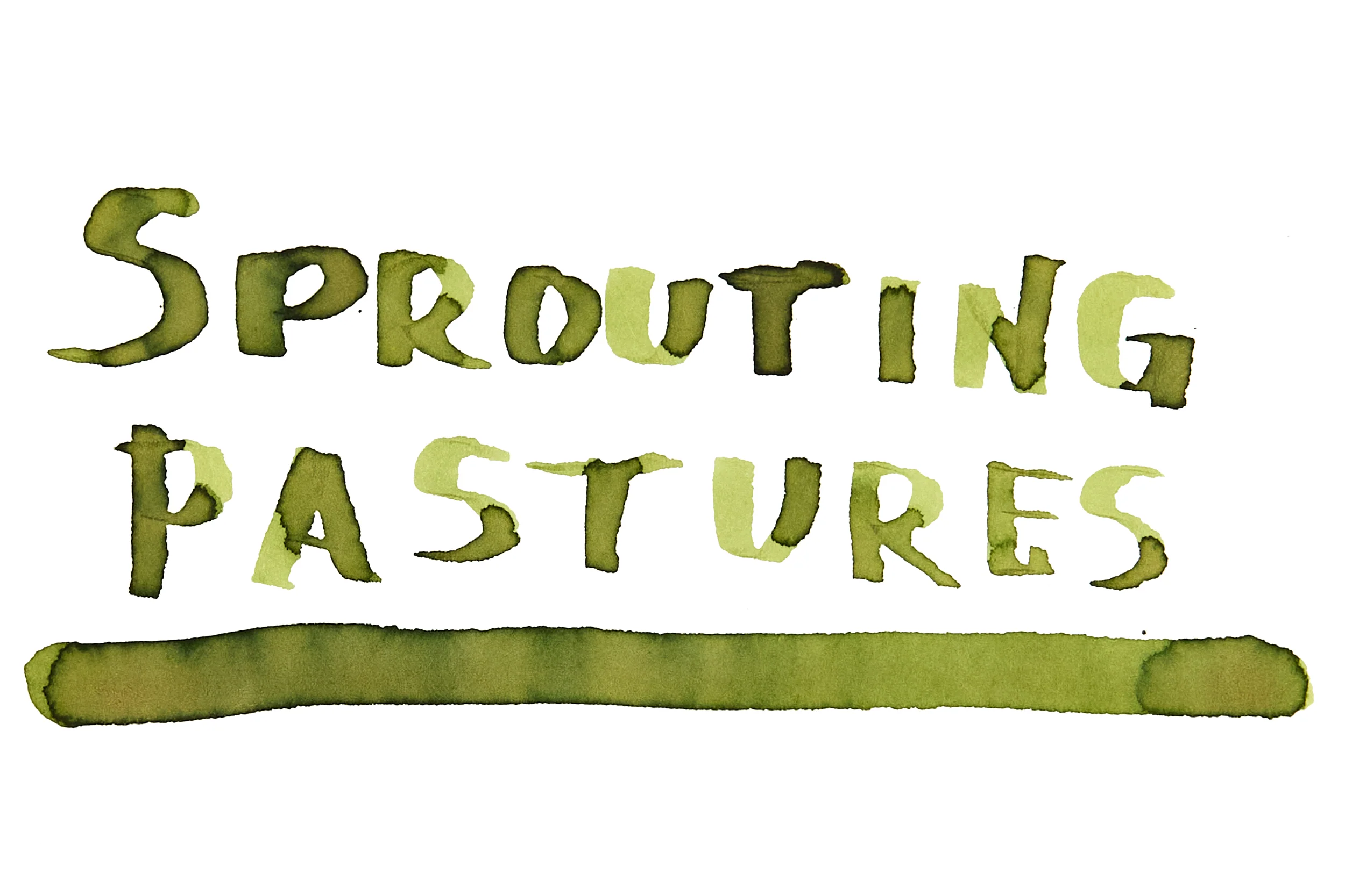 Ferris Wheel Press Sprouting Pastures - Ink Sample - Image 5