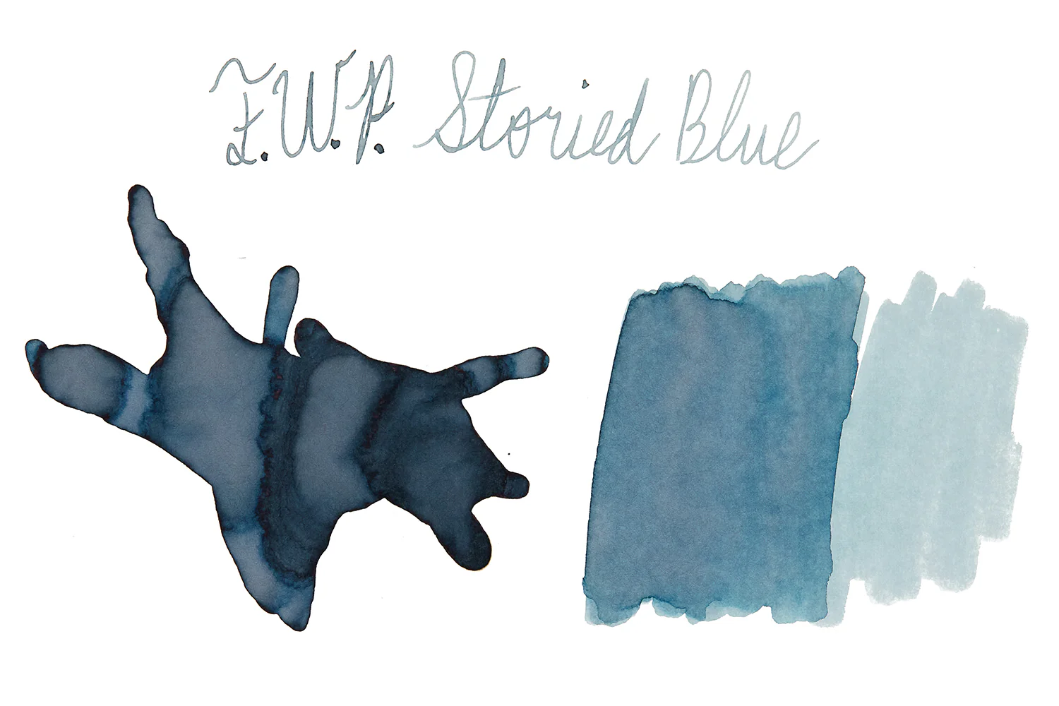 Ferris Wheel Press Storied Blue - Ink Sample - Image 3