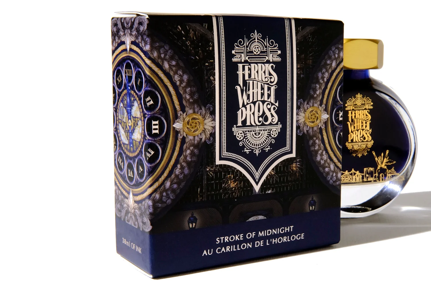 Ferris Wheel Press Stroke of Midnight - 38ml Bottled Ink - Image 11