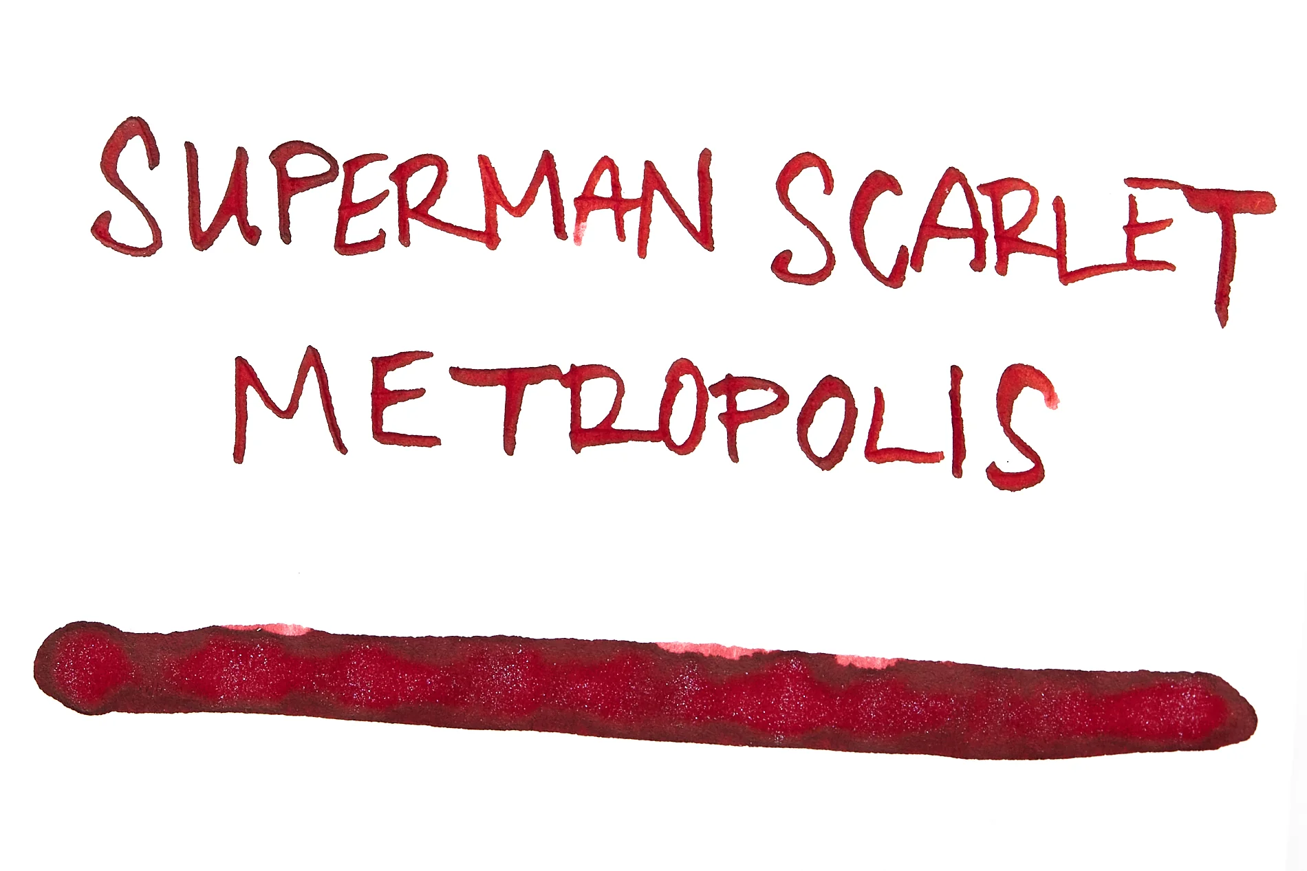 Ferris Wheel Press Superman Edition Marquise Fountain Pen & Ink Set - The Voice of Metropolis - Image 8