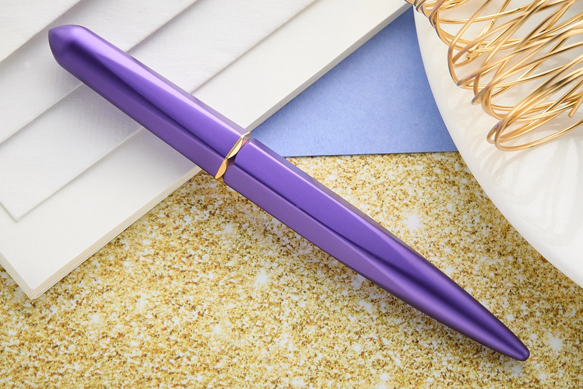 Ferris Wheel Press The Marquise Fountain Pen - Aubergine - Image 6