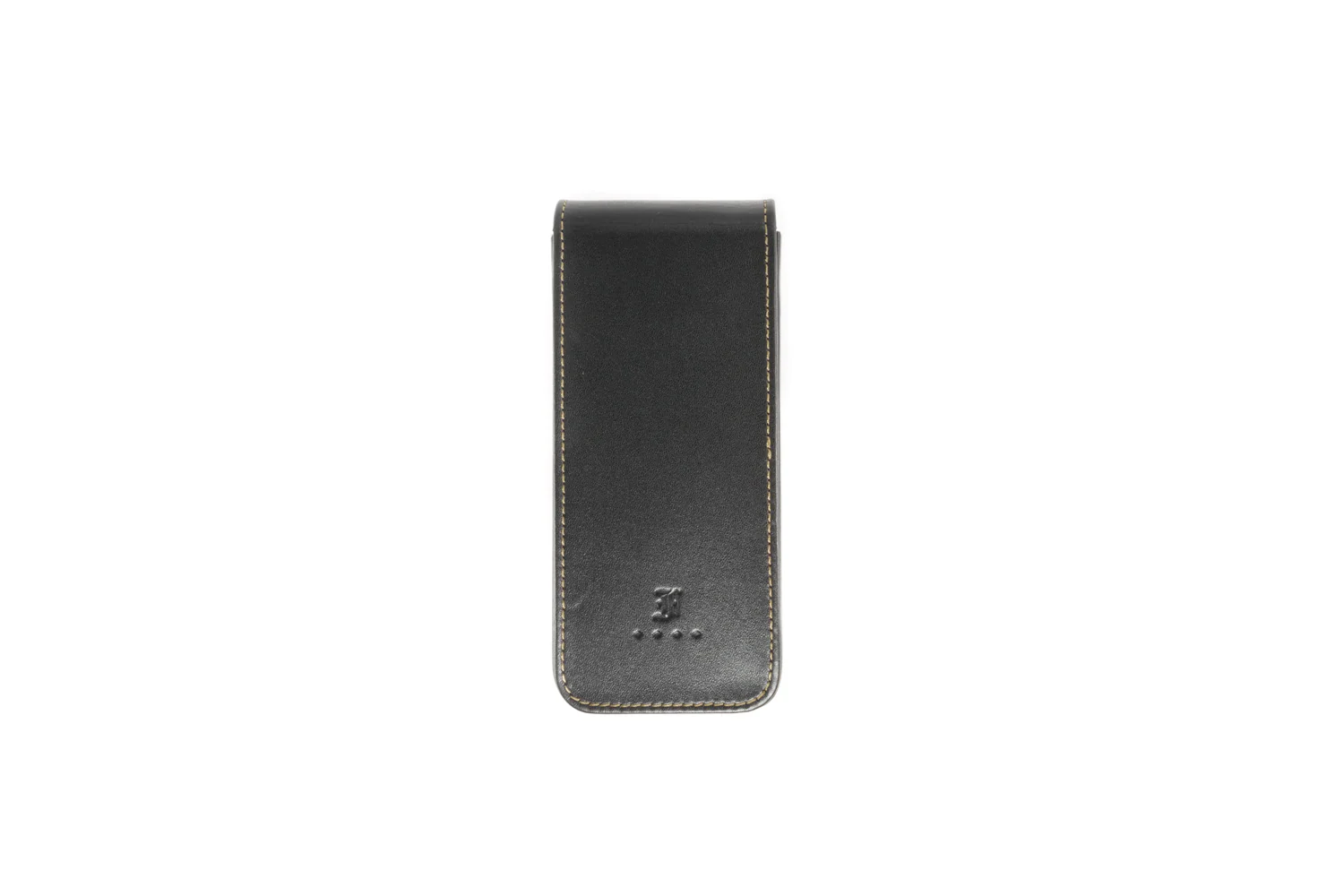 Franklin-Christoph 3 Pen Case - Black - Image 3