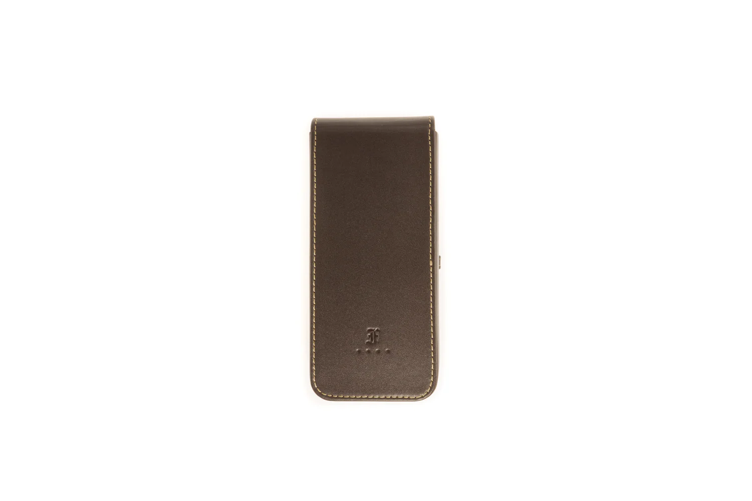 Franklin-Christoph 3 Pen Case - Brown - Image 3