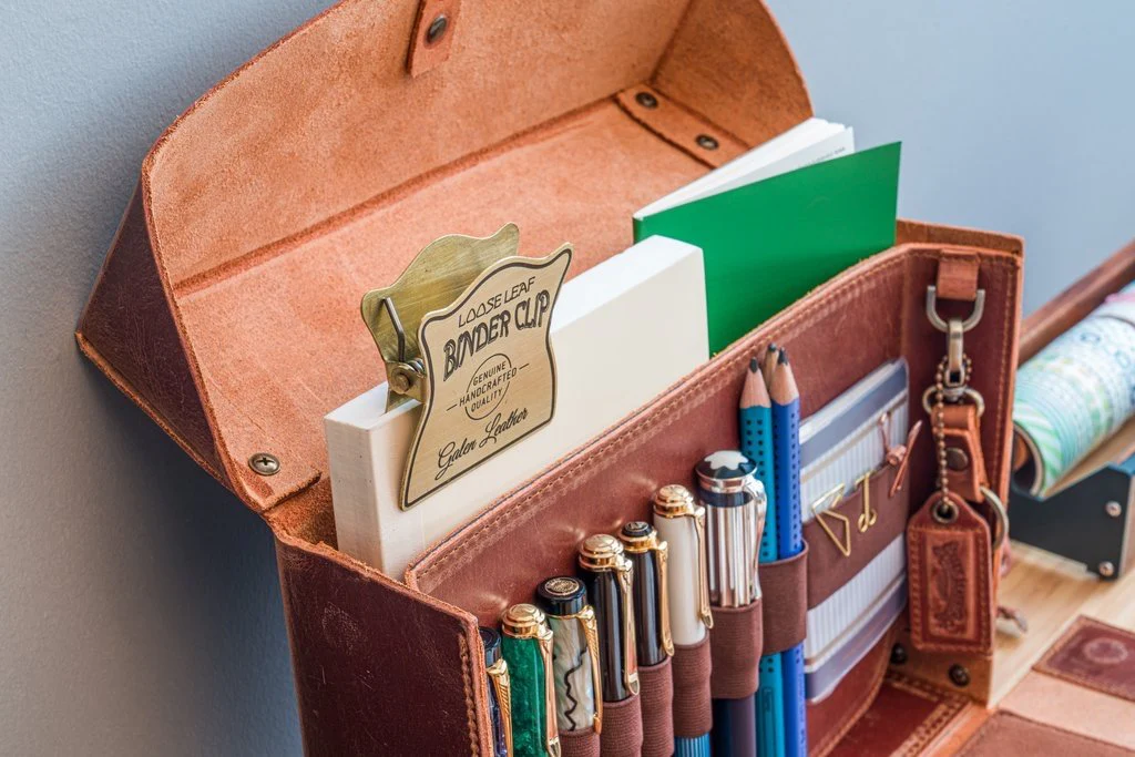 Galen Leather Writer's Medic Bag - Crazy Horse Tan - Image 10