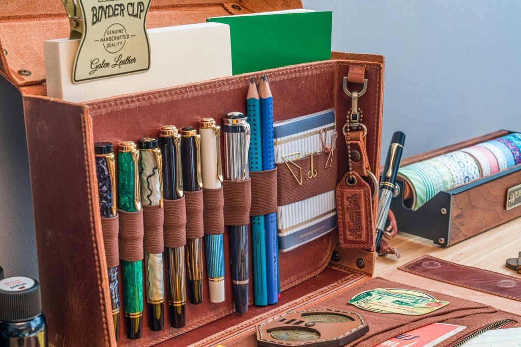 Galen Leather Writer's Medic Bag - Crazy Horse Tan - Image 11