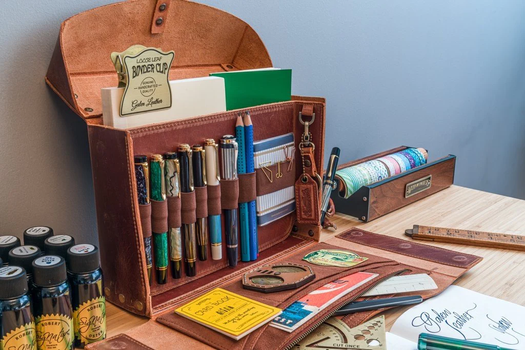 Galen Leather Writer's Medic Bag - Crazy Horse Tan - Image 12