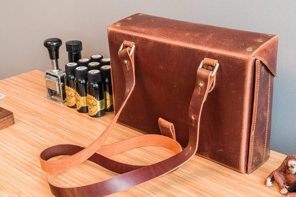 Galen Leather Writer's Medic Bag - Crazy Horse Tan - Image 14