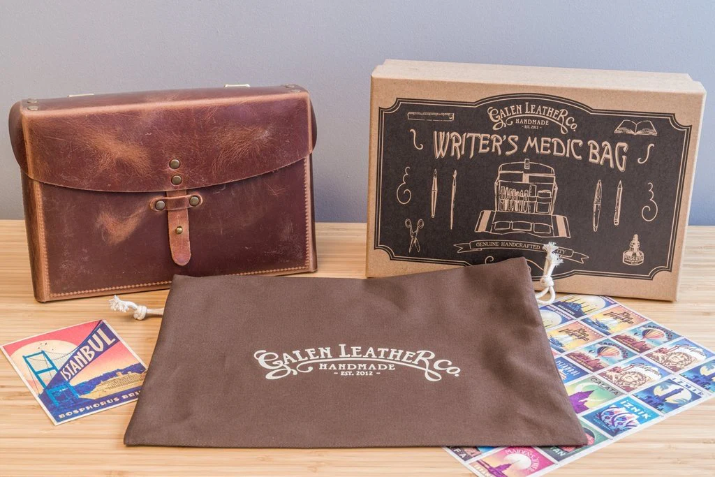 Galen Leather Writer's Medic Bag - Crazy Horse Tan - Image 21