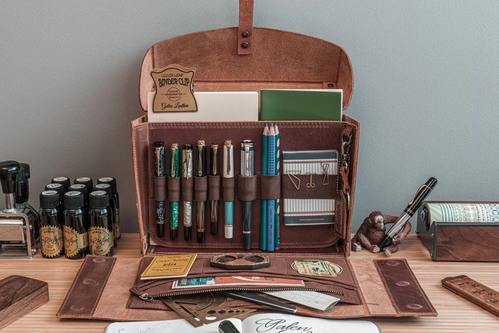 Galen Leather Writer's Medic Bag - Crazy Horse Tan - Image 8