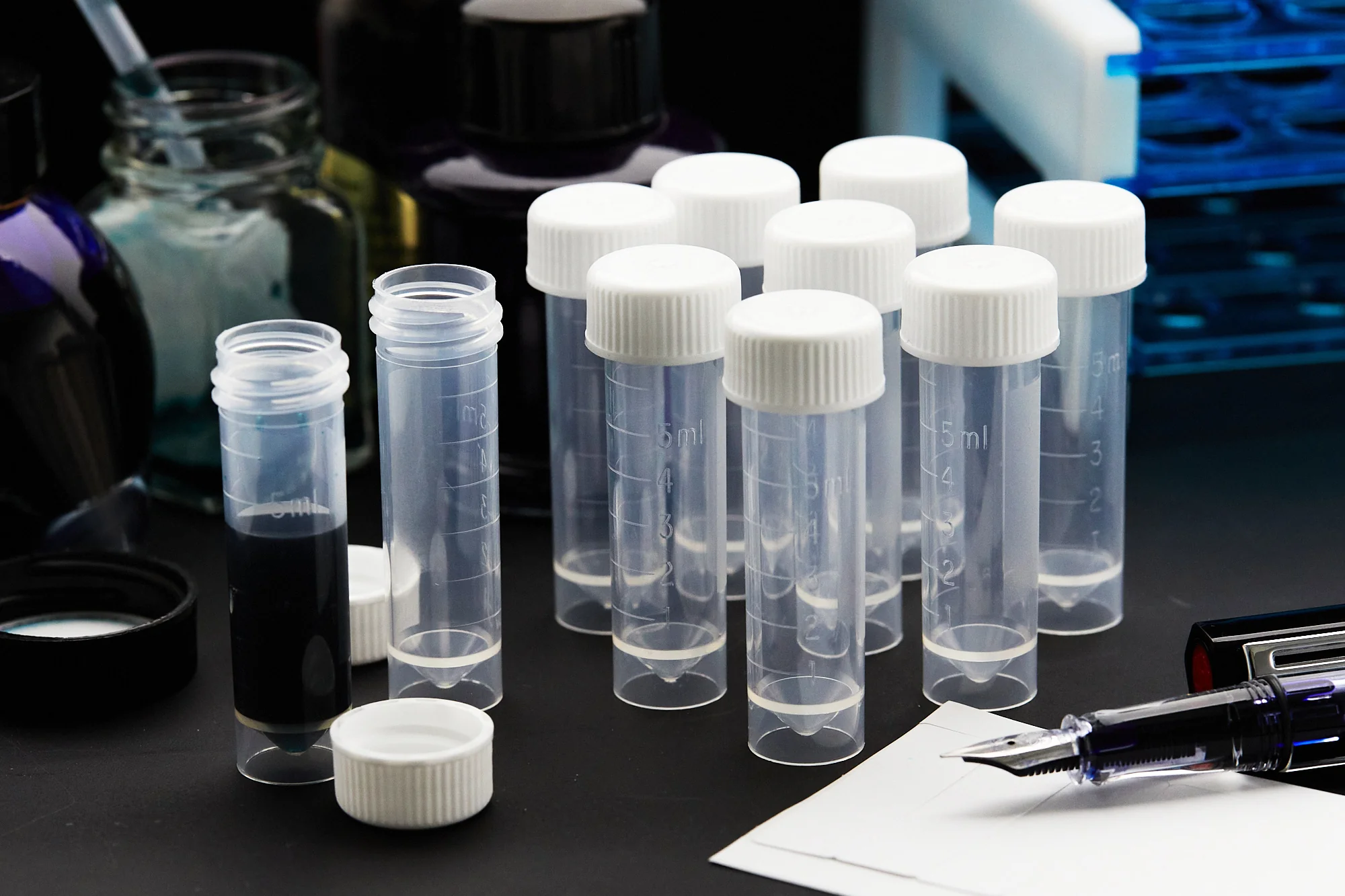 Goulet Empty Ink Sample Vials - Pack of 10 - Image 2