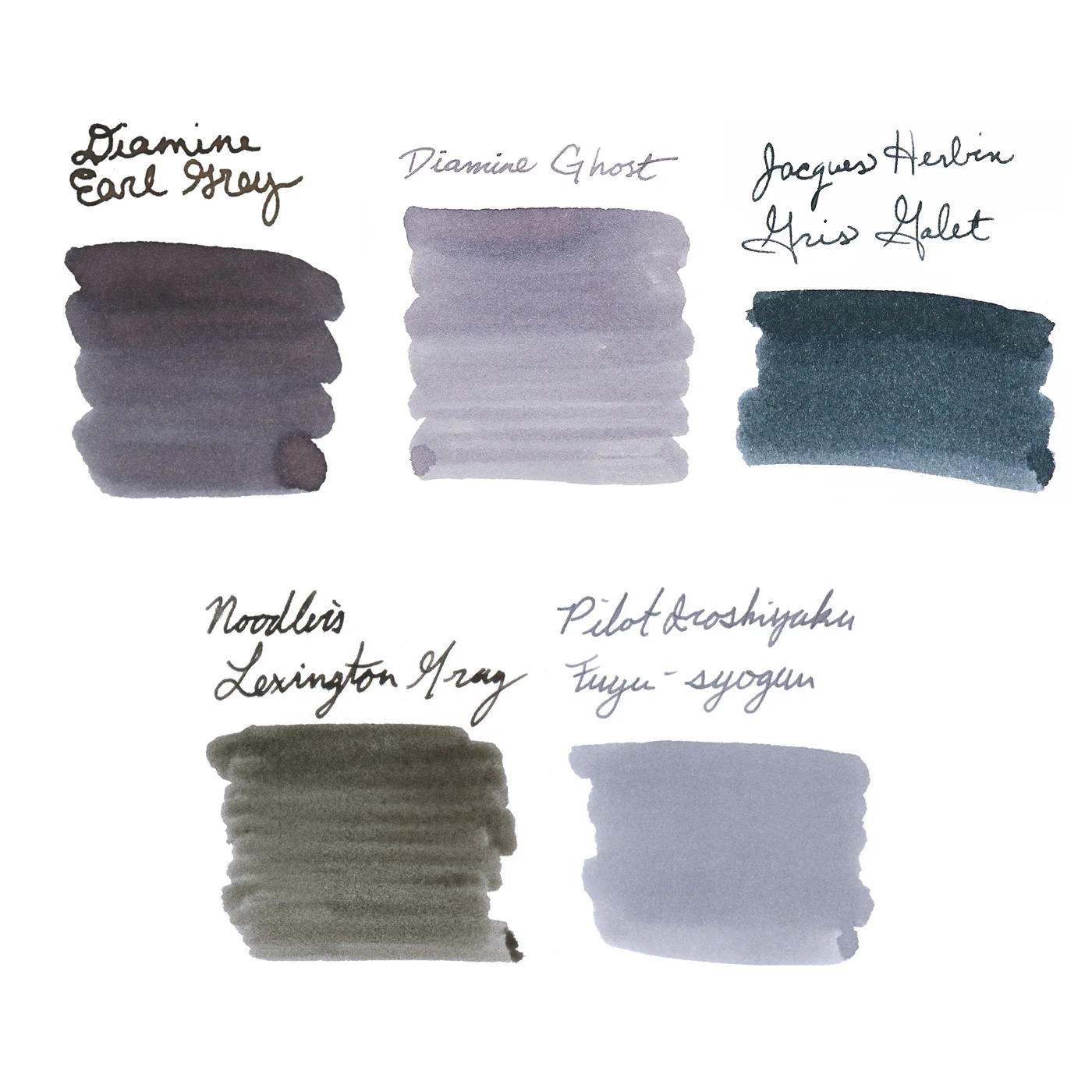 Grey Ink Sample Bundle