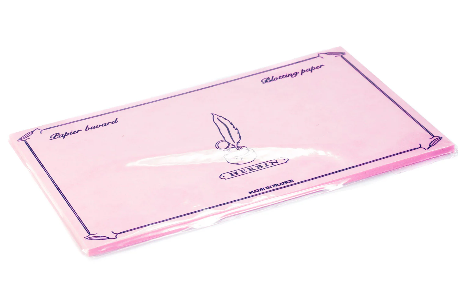 Jacques Herbin Ink Blotting Paper - Full Sheets, Pink - Image 2