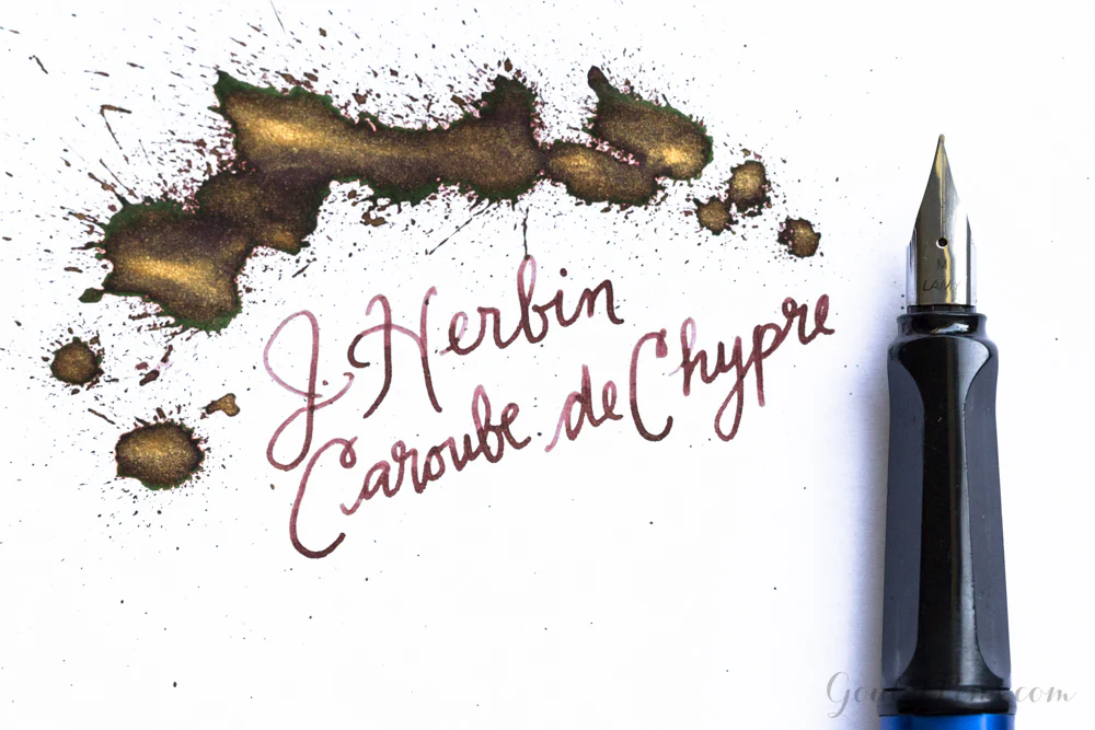 Jacques Herbin 1670 Caroube de Chypre - 15ml Bottled Ink - Image 3