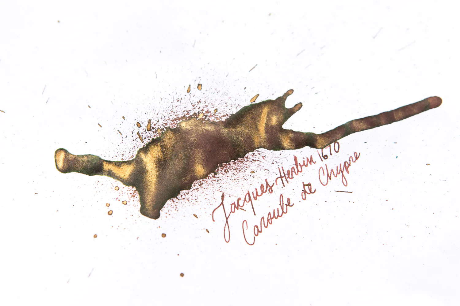 Jacques Herbin 1670 Caroube de Chypre - Ink Sample - Image 3