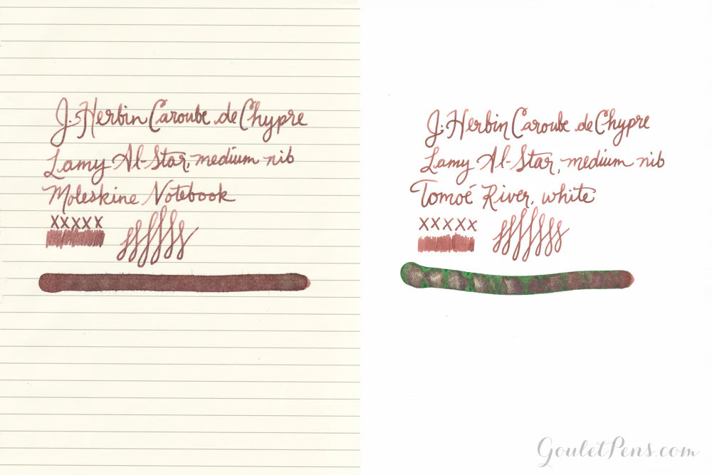 Jacques Herbin 1670 Caroube de Chypre - Ink Sample - Image 8