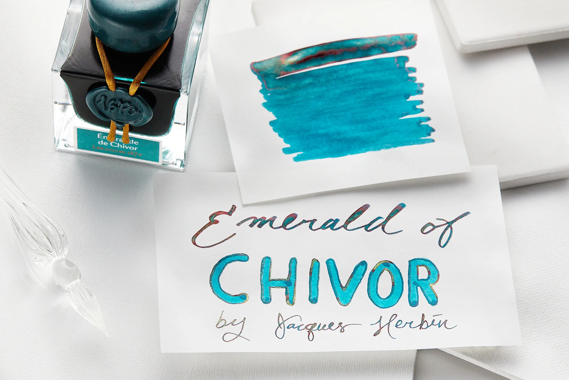 Jacques Herbin 1670 Emerald of Chivor - Ink Sample - Image 5