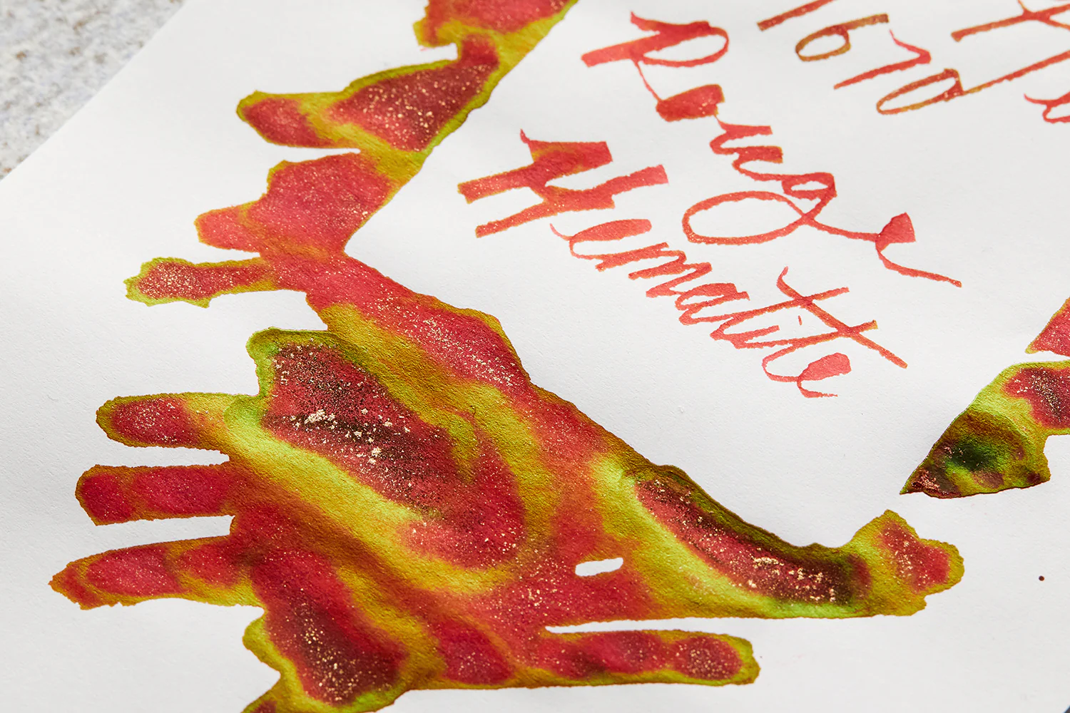 Jacques Herbin 1670 Rouge Hematite - 15ml Bottled Ink - Image 3