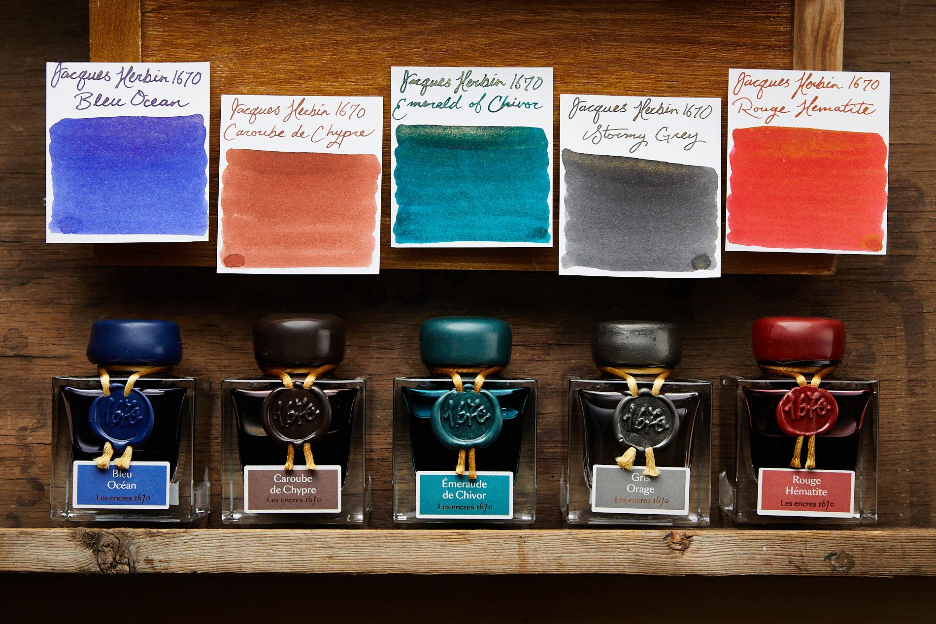 Jacques Herbin 1670 Stormy Grey - 50ml Bottled Ink - Image 14