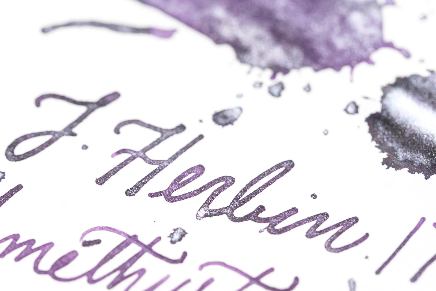 Jacques Herbin 1798 Amethyste de l'Oural - 15ml Bottled Ink - Image 4