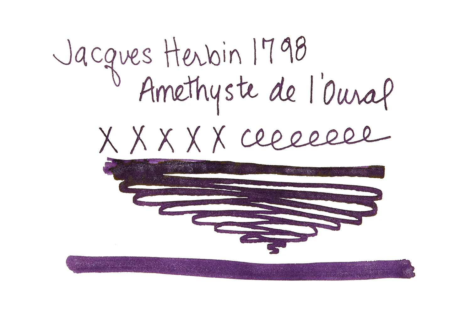 Jacques Herbin 1798 Amethyste de l'Oural - 15ml Bottled Ink - Image 8