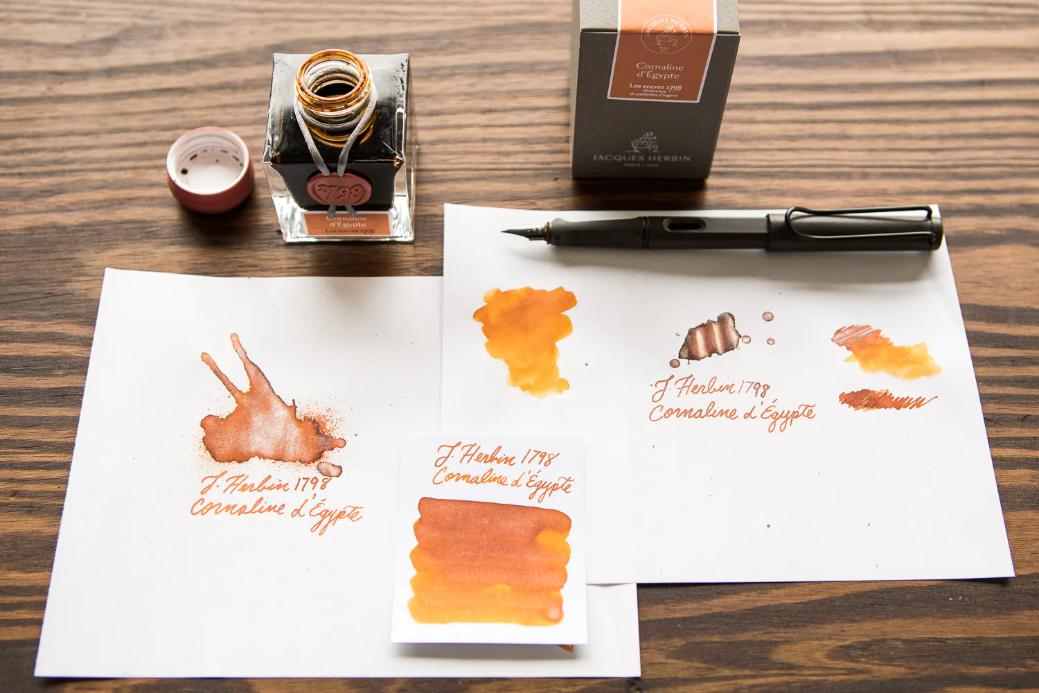 Jacques Herbin 1798 Cornaline d'Egypte - Ink Sample - Image 3