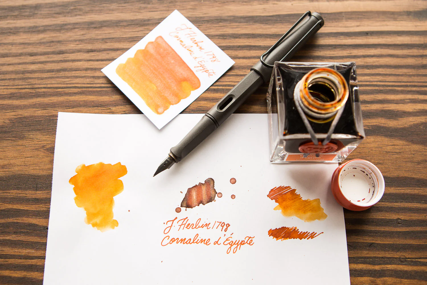 Jacques Herbin 1798 Cornaline d'Egypte - Ink Sample - Image 5